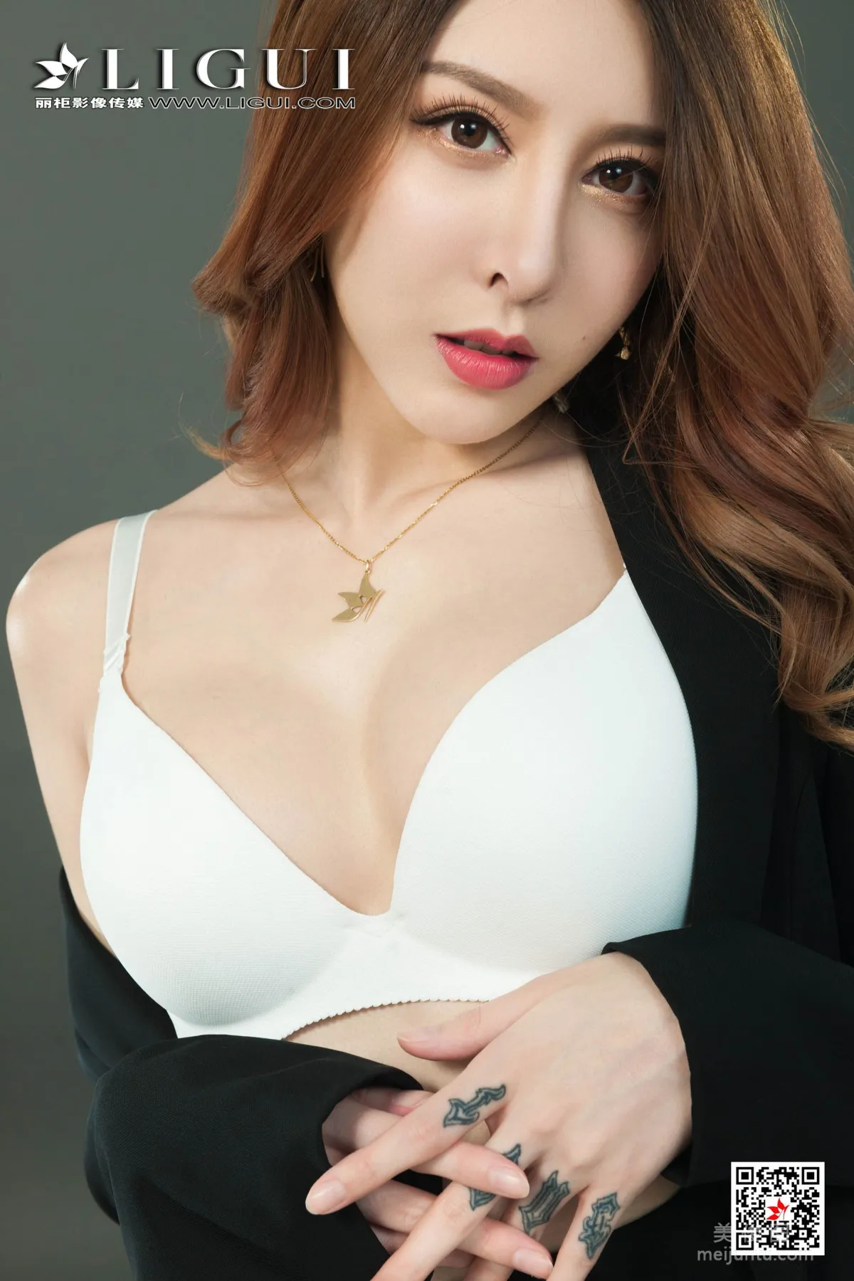 [丽柜美束Ligui] Model 兔子《肉丝捆绑绳艺》 写真集6