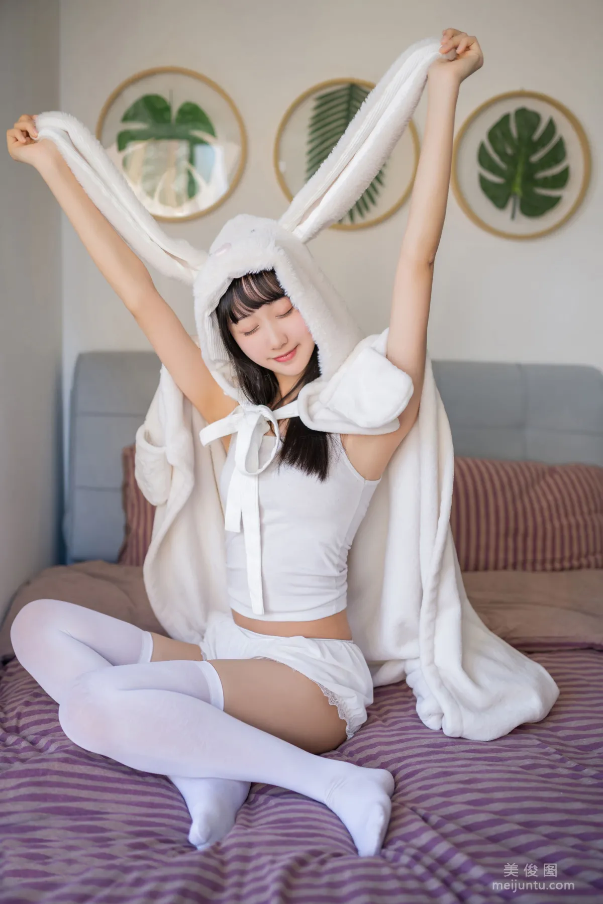 [喵糖映画] VOL.245 《浴巾兔子》 写真集5