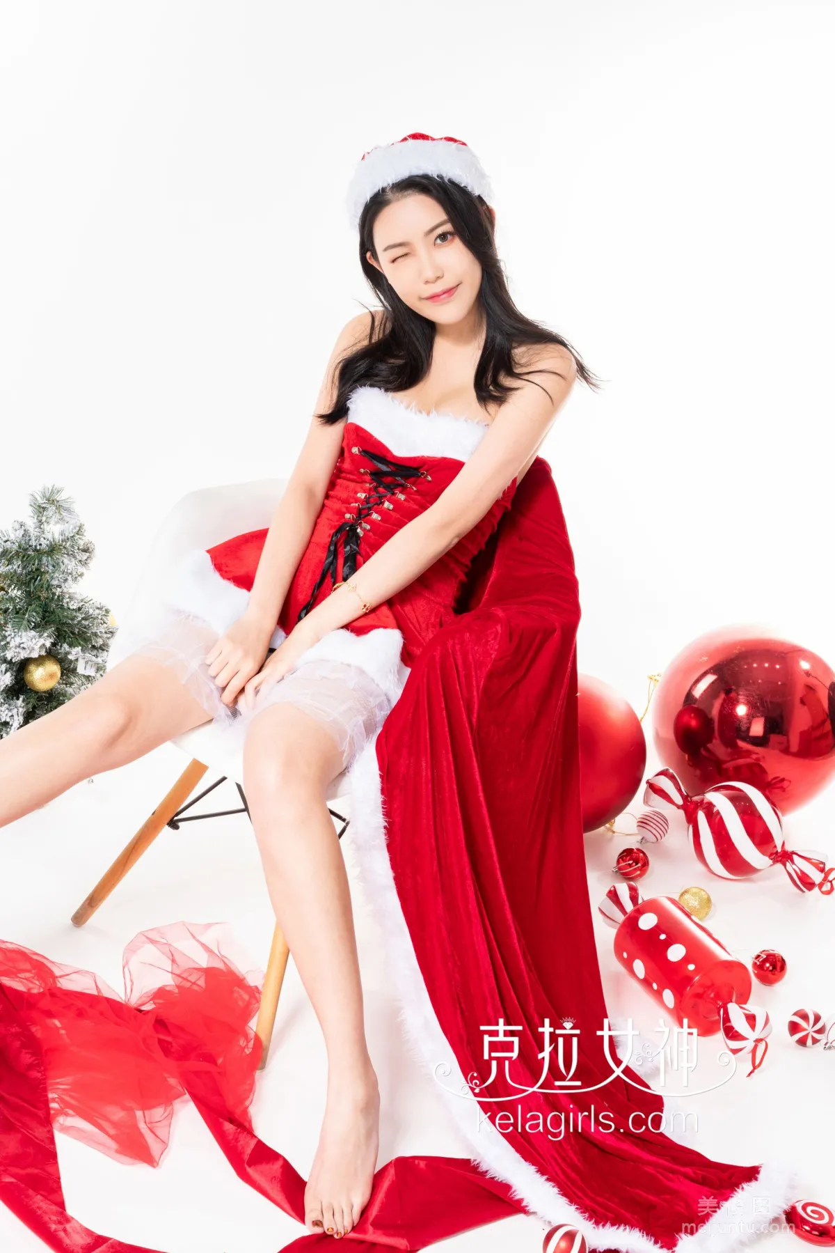 [克拉女神Kelagirls] 鐘淇 《濃情聖誕》 寫真集 18