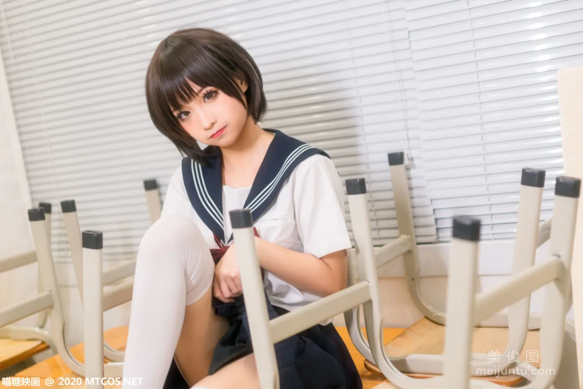 [喵糖映画] JKL.020 课室JK制服 写真集1