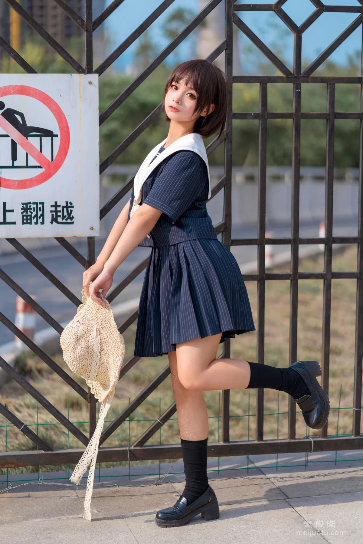 [喵糖映画] JKL.024 深蓝JK制服 写真集14