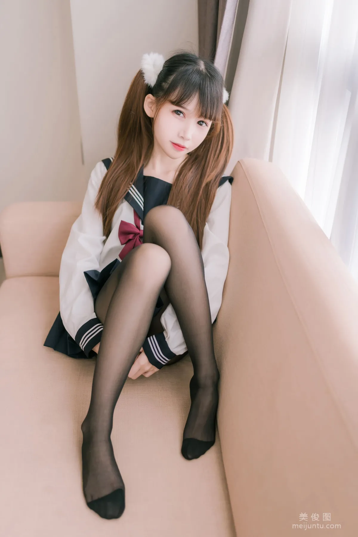 [喵糖映画] JKL.023 双马尾JK制服 写真集12