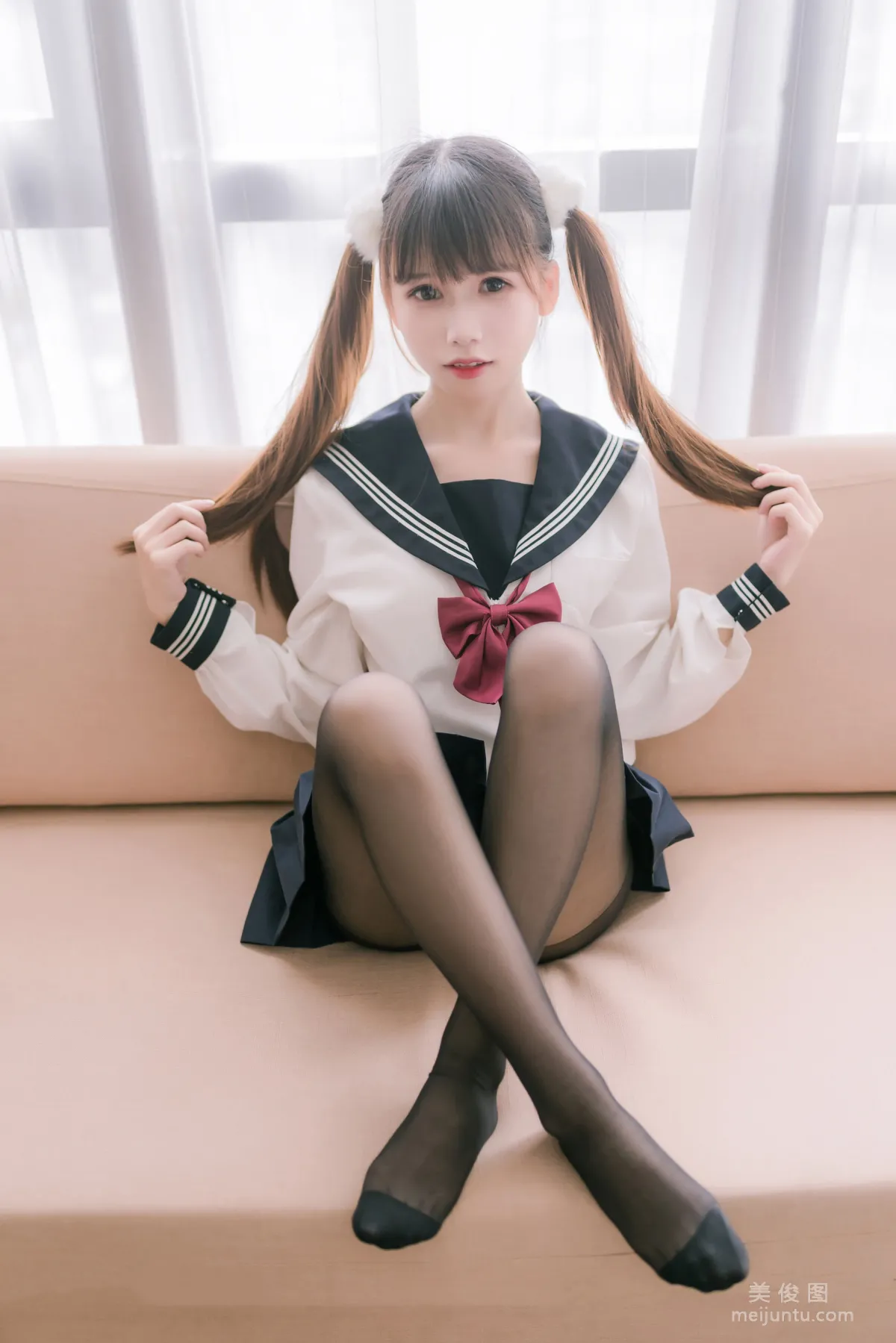 [喵糖映画] JKL.023 双马尾JK制服 写真集21