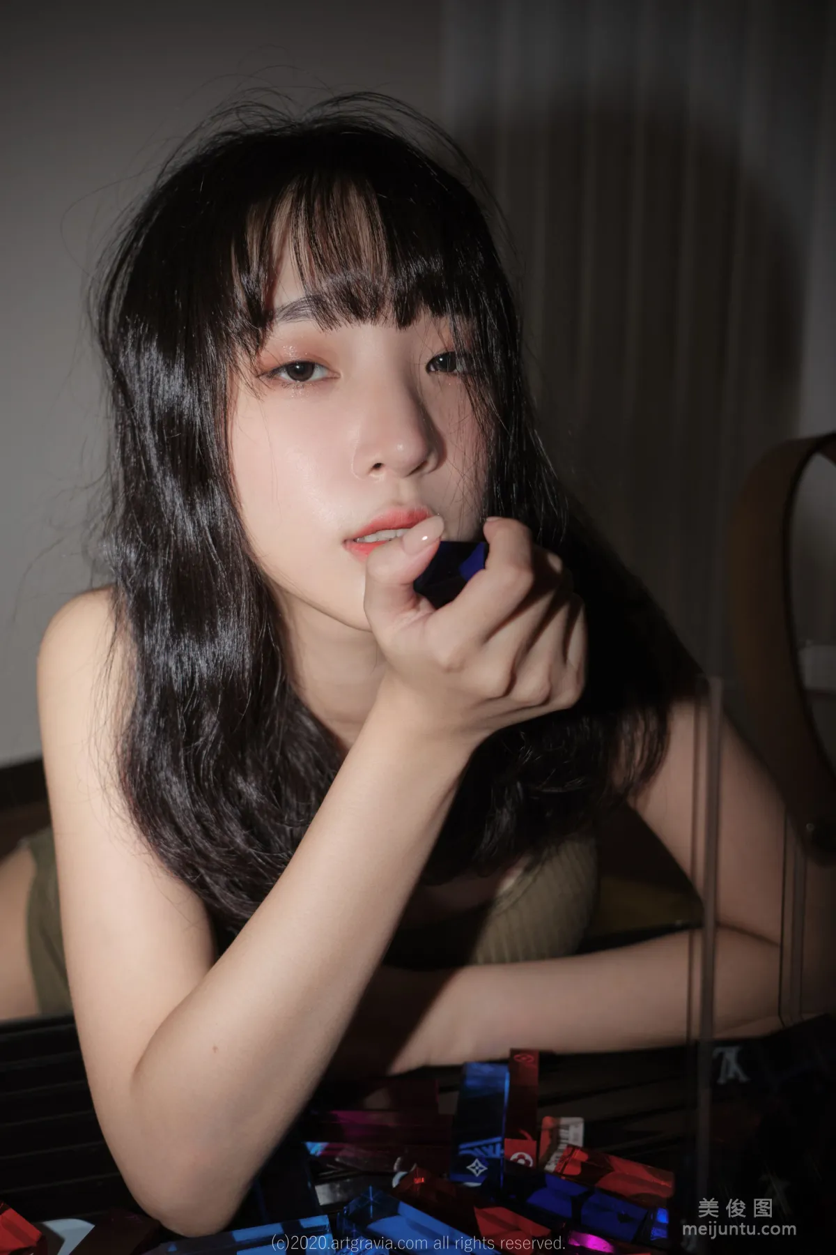 [ARTGRAVIA] VOL.190 姜仁卿 - 巨乳吊帶裙少女 3