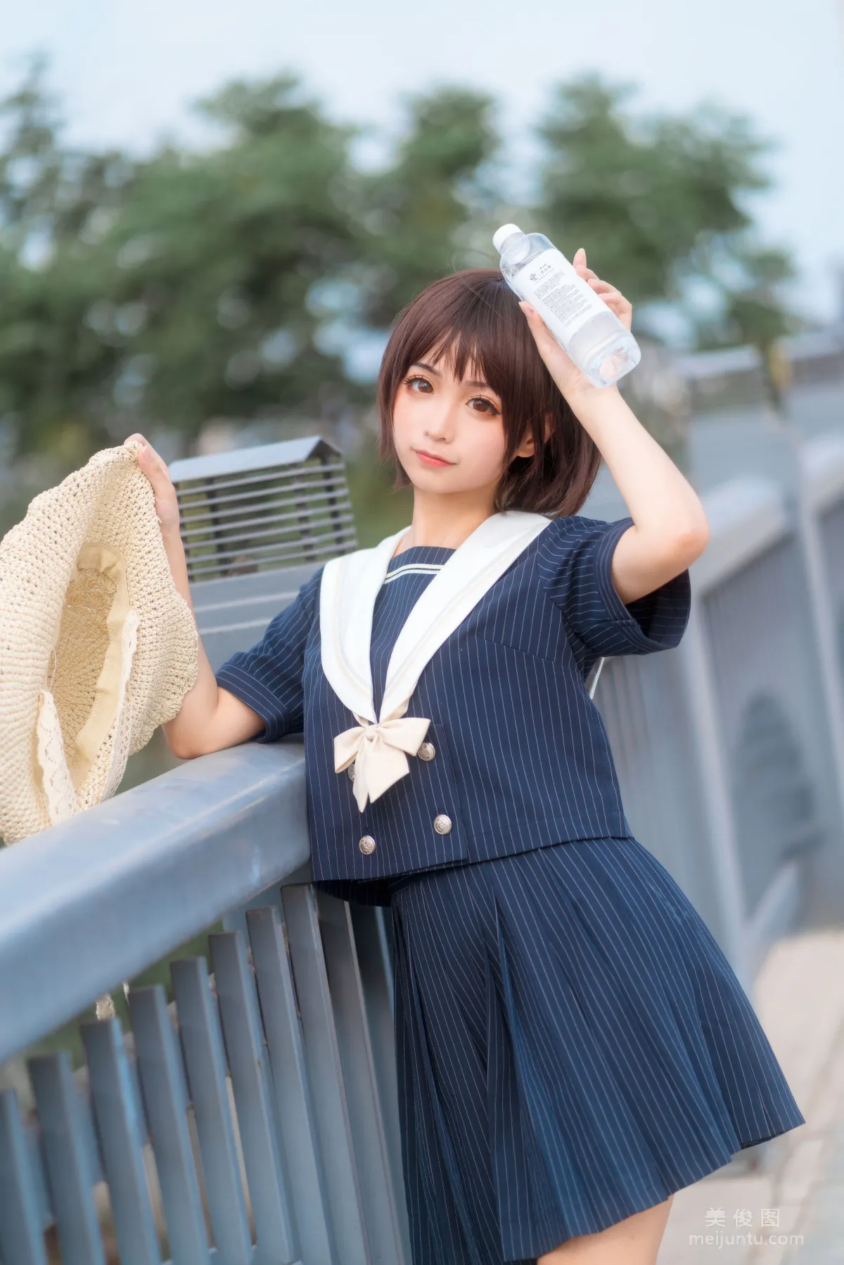 [喵糖映画] JKL.024 深蓝JK制服 写真集7