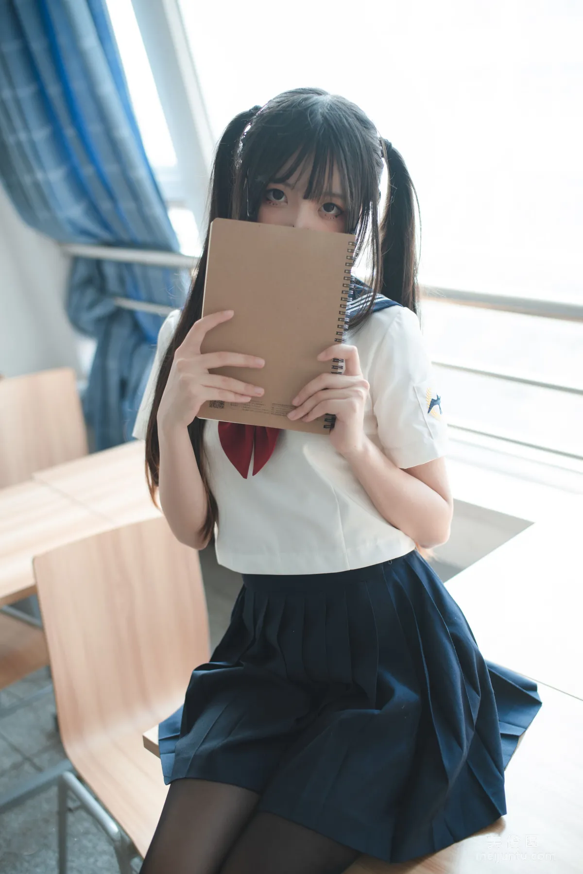 [喵糖映画] JKL.022 教室JK制服 写真集9