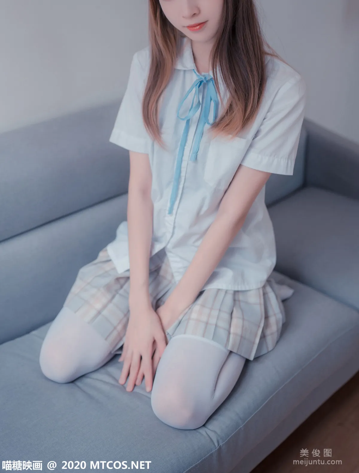 [喵糖映画] JKL.019 猫耳JK制服 写真集4