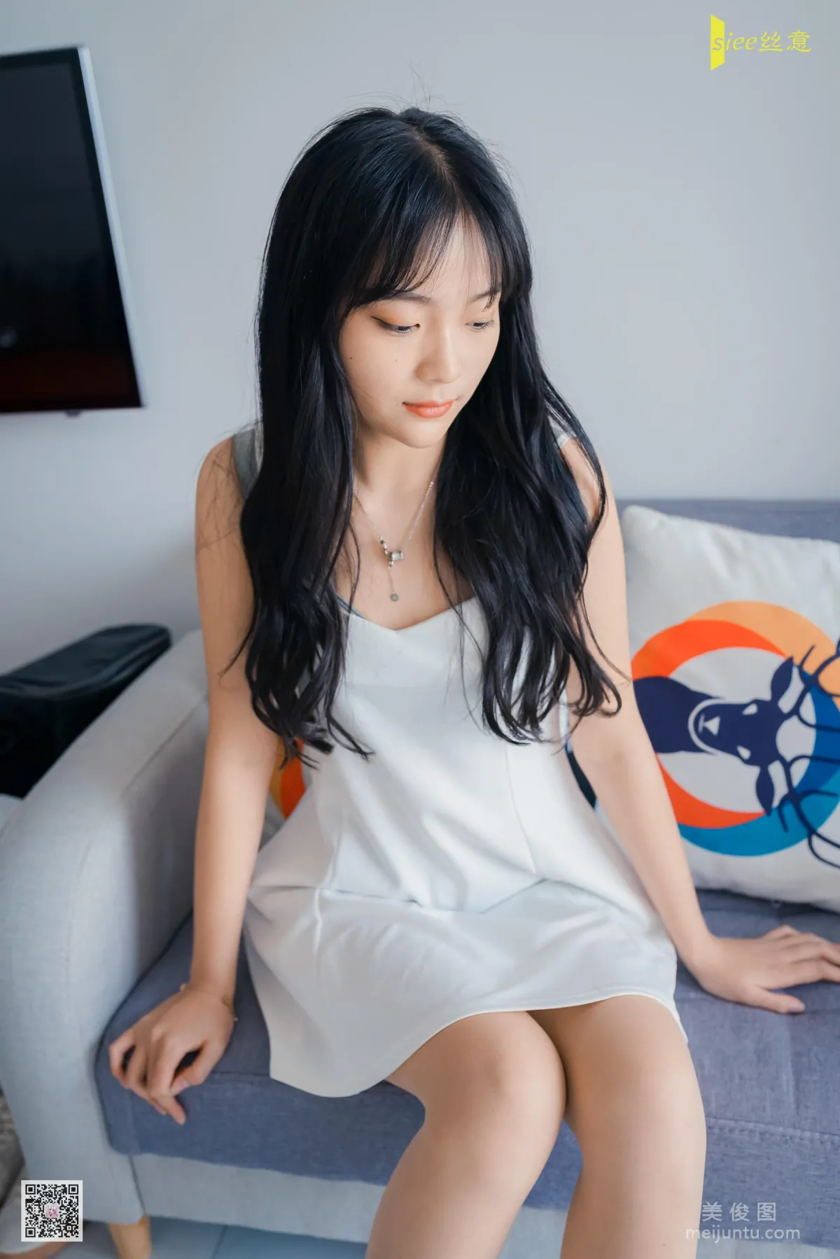 [丝意SIEE] No.469 筠筠 - 白色连衣裙67