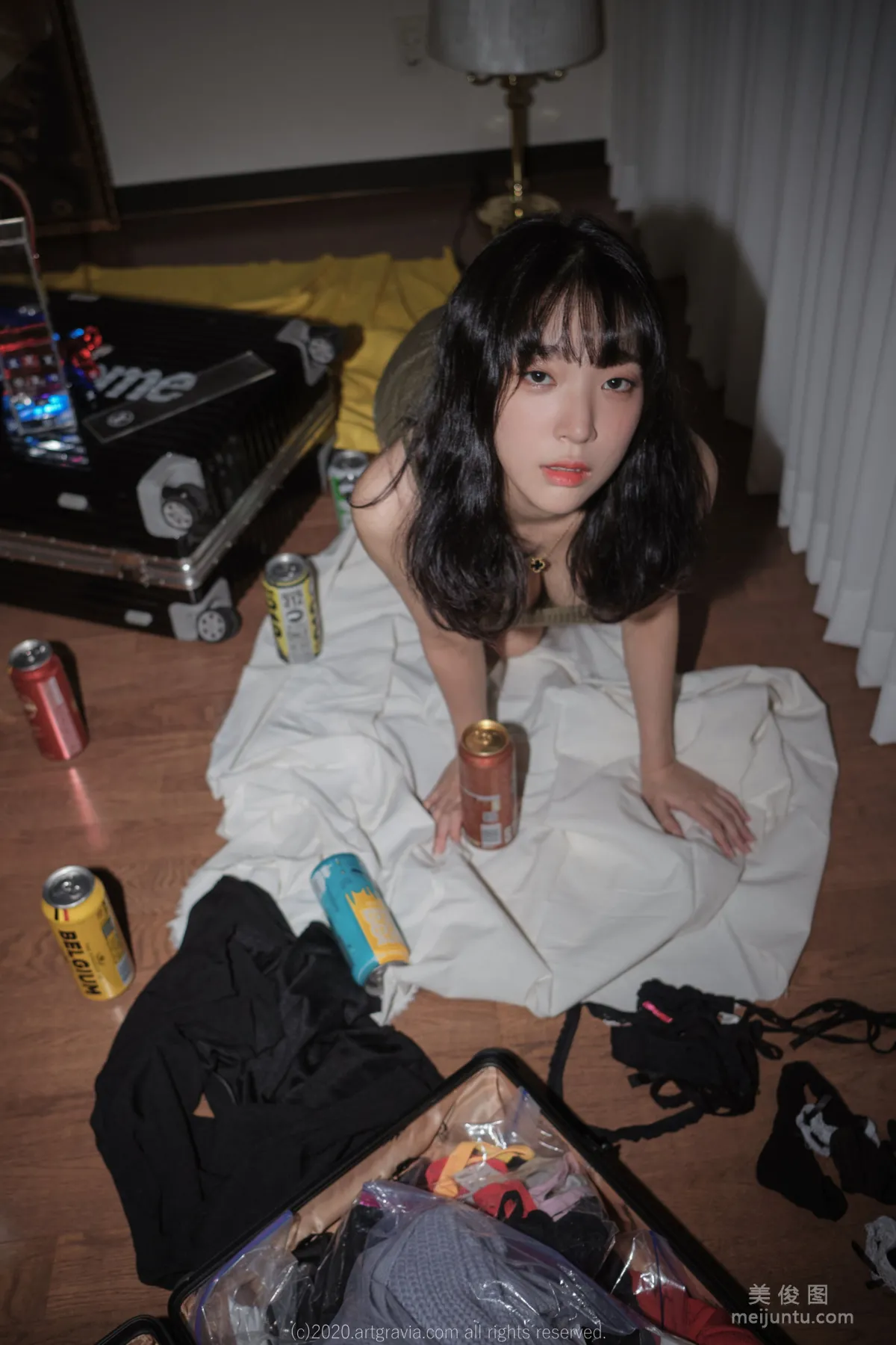 [ARTGRAVIA] VOL.190 姜仁卿 - 巨乳吊帶裙少女 13