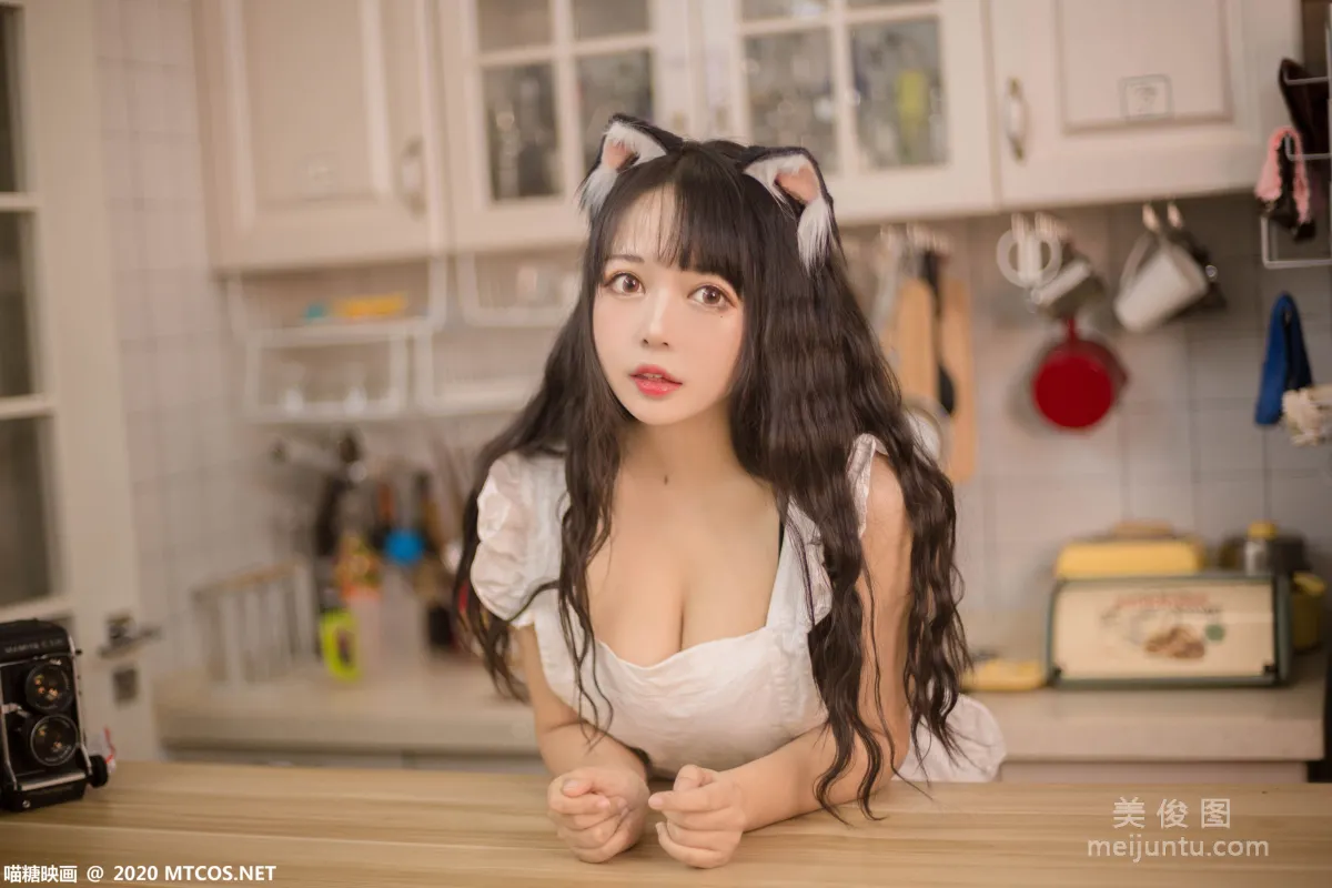 [喵糖映画] VOL.296 厨房猫娘 写真集1