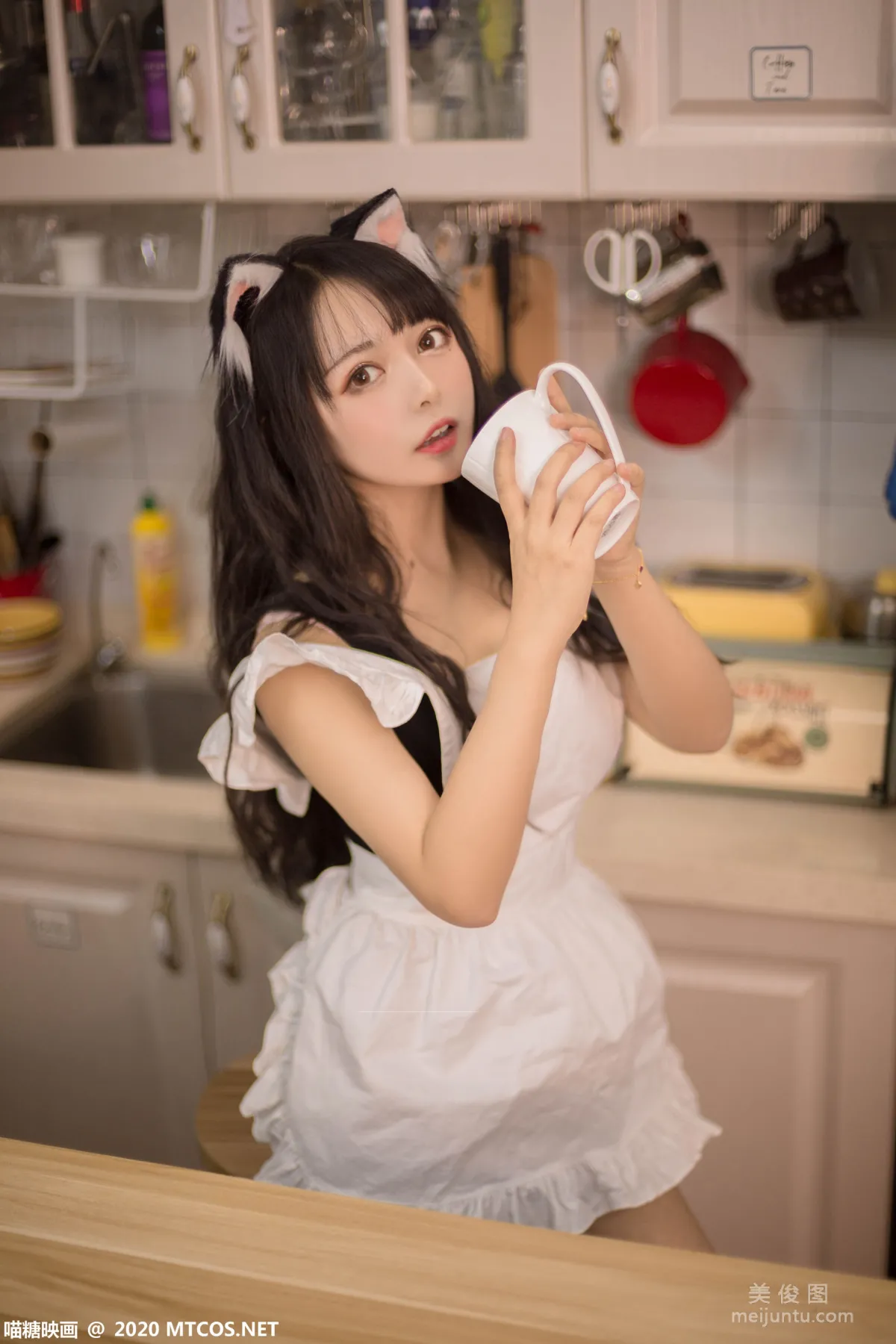[喵糖映画] VOL.296 厨房猫娘 写真集5