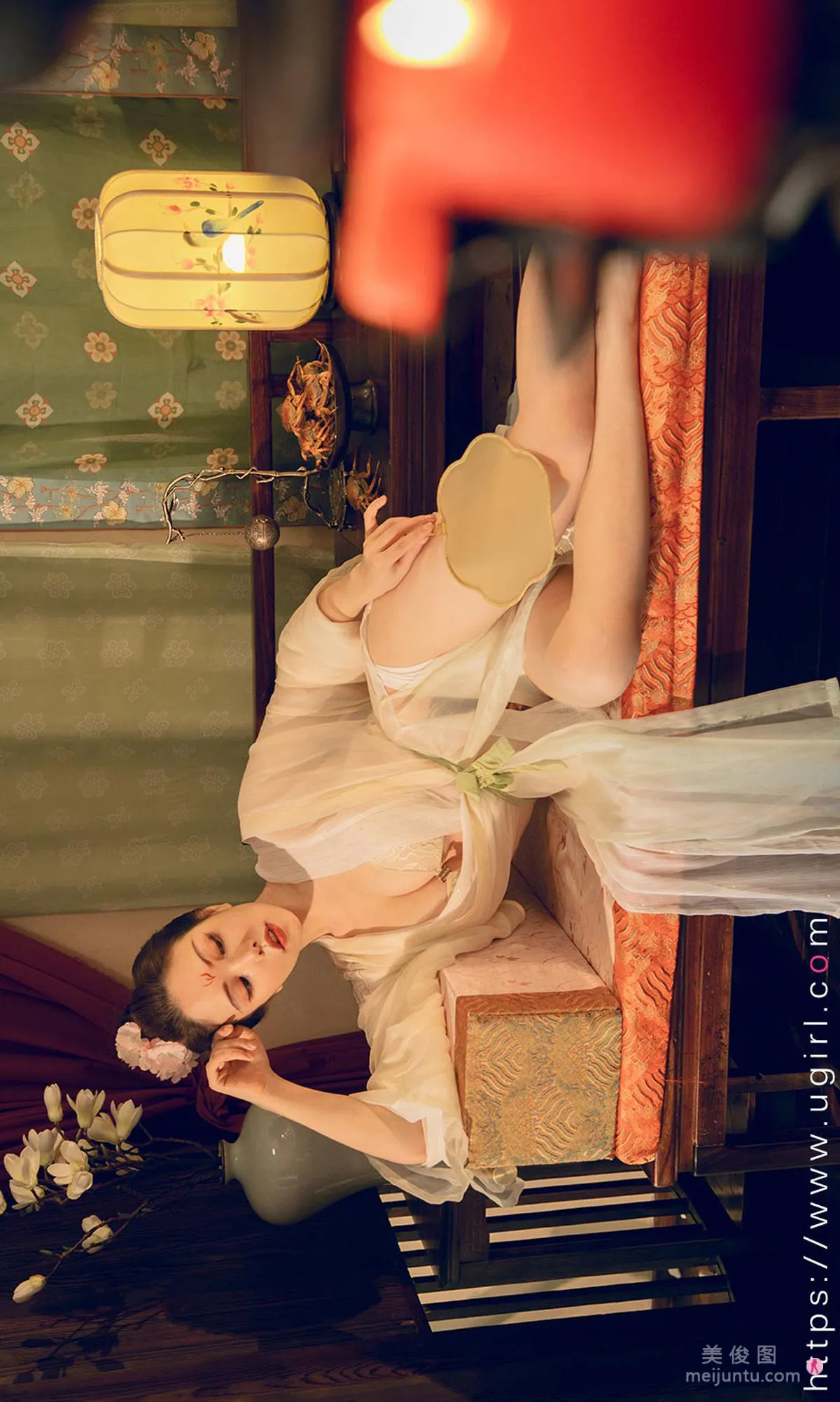 [尤果圈Ugirls] No.1923 妮小妖 - 花滿月夜 8