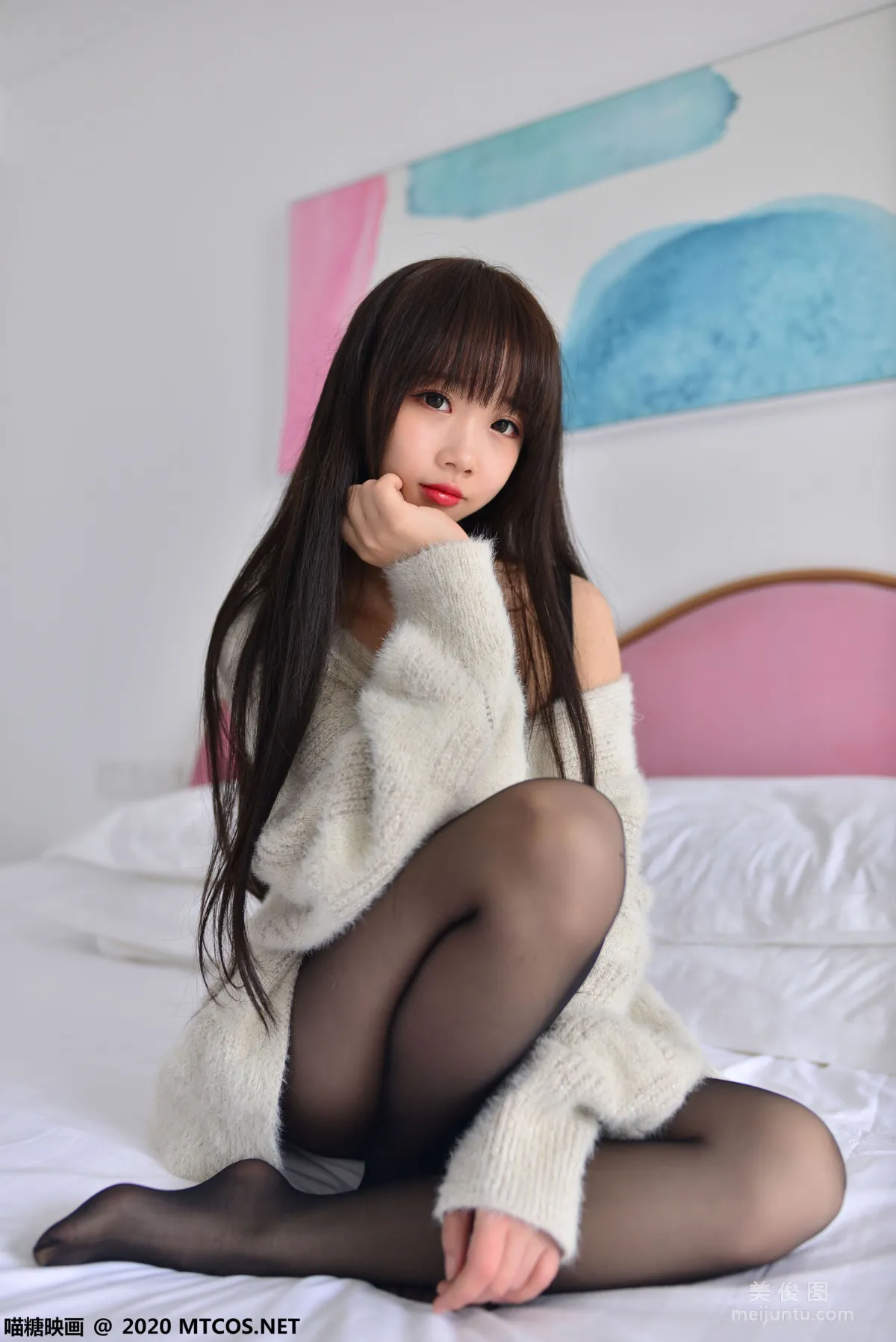 [喵糖映画] VOL.277 毛衣少女 写真集8