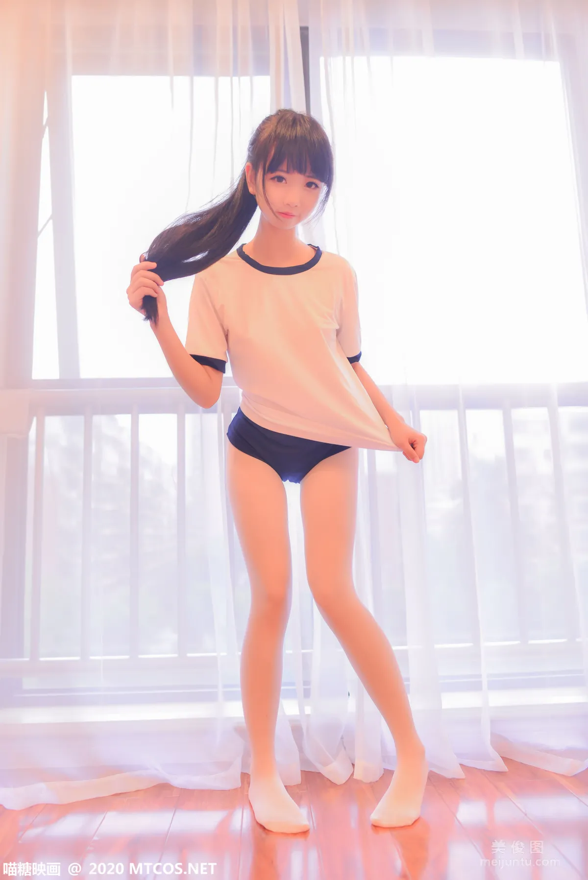 [喵糖映画] VOL.286 白色体操服 写真集16