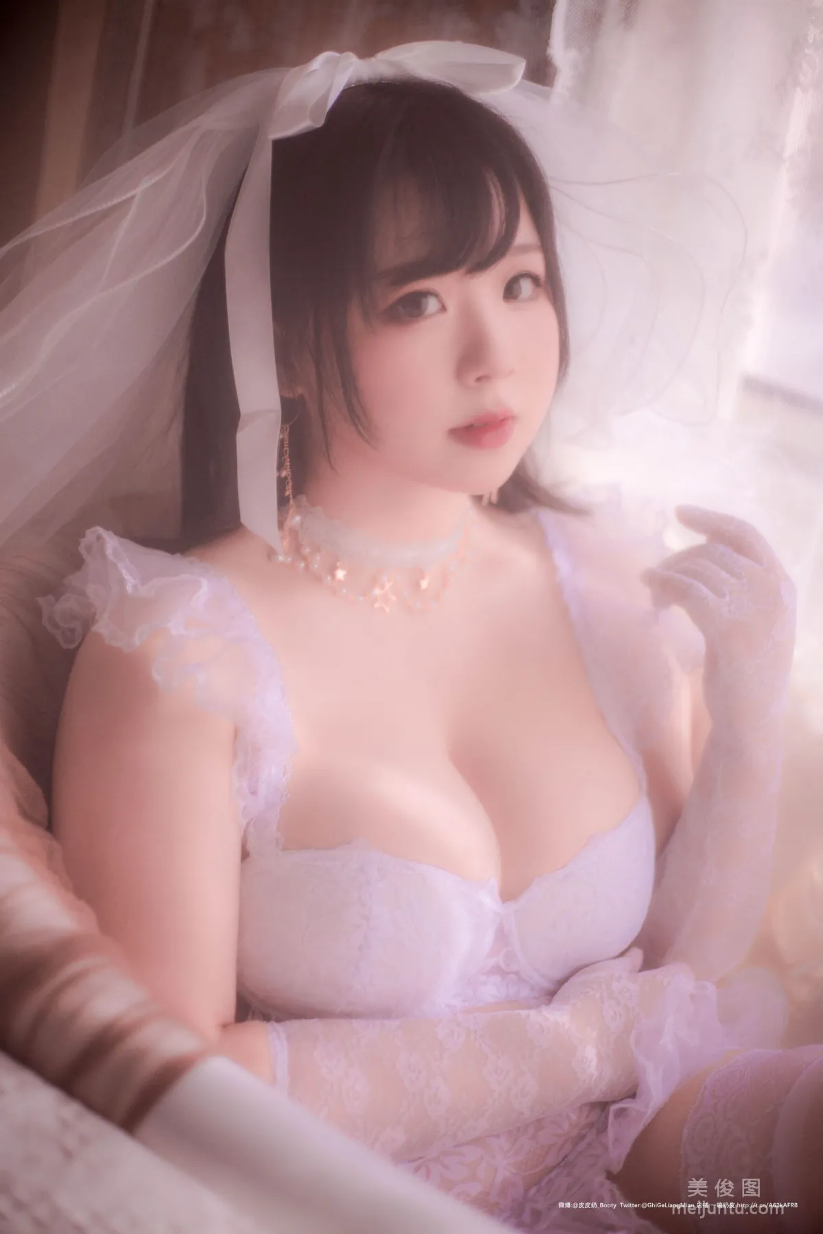 [Cosplay] 皮皮奶可可愛了啦 - 朦胧婚紗 64