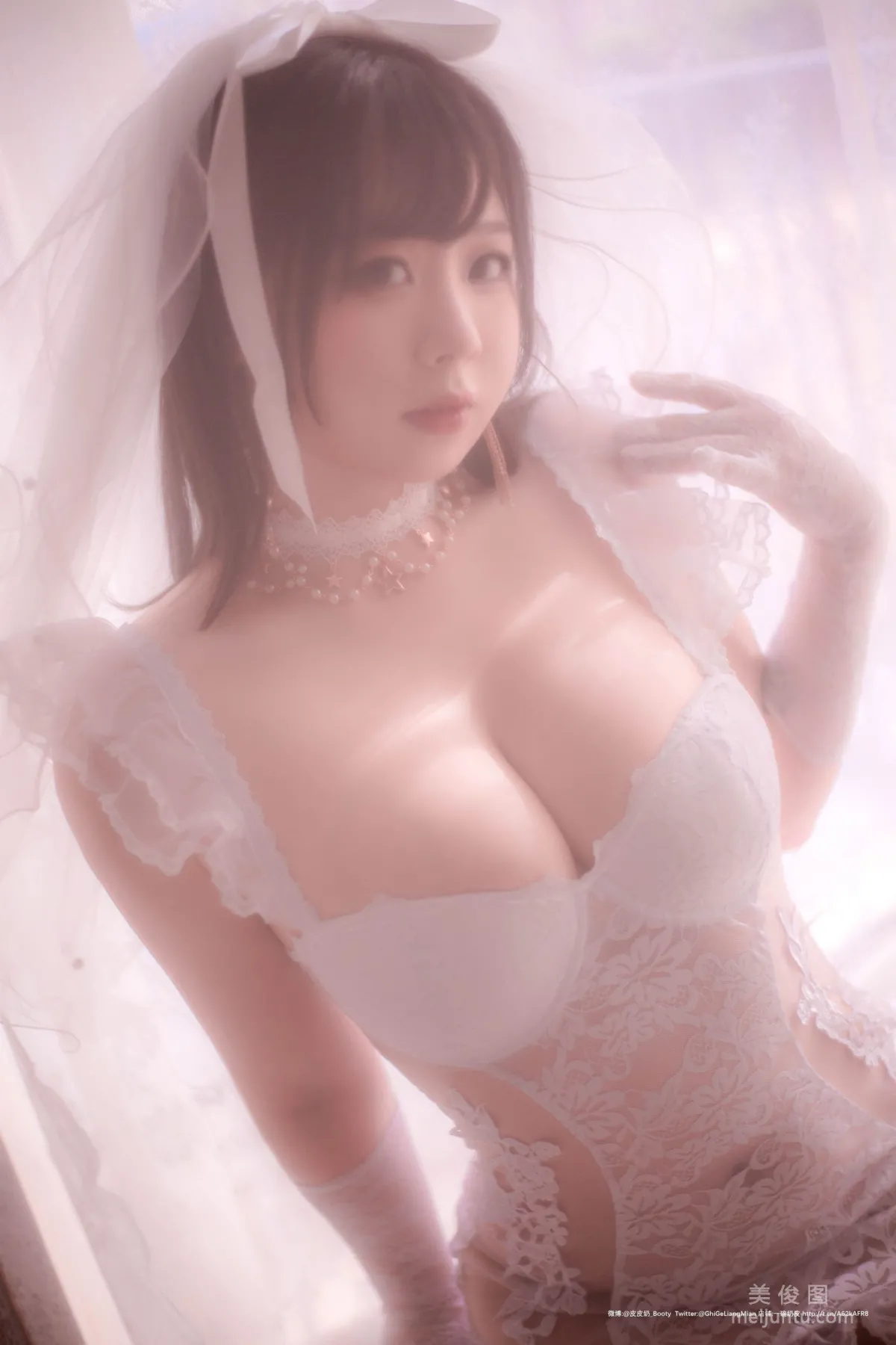 [Cosplay] 皮皮奶可可愛了啦 - 朦胧婚紗 39