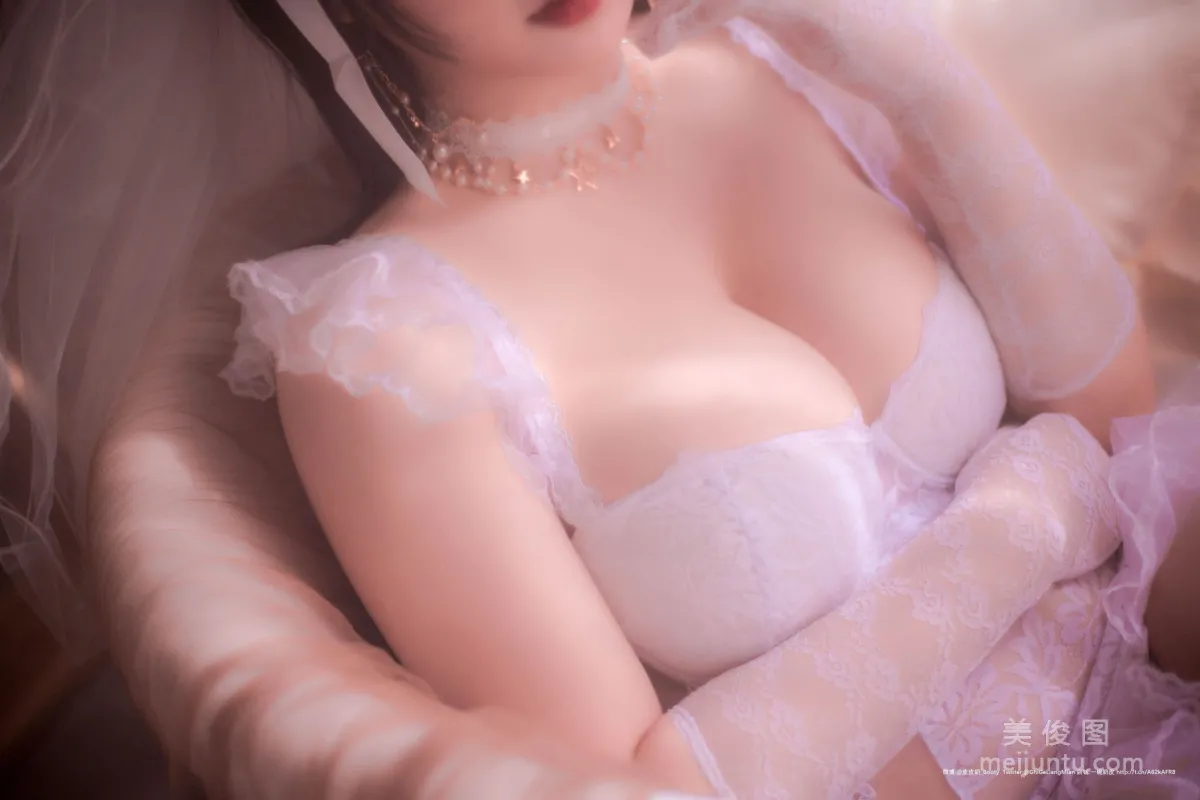 [Cosplay] 皮皮奶可可愛了啦 - 朦胧婚紗 66