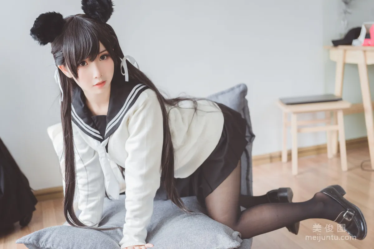 [Cosplay寫真] 可愛人氣Coser面餅仙兒 - 制服愛宕 8