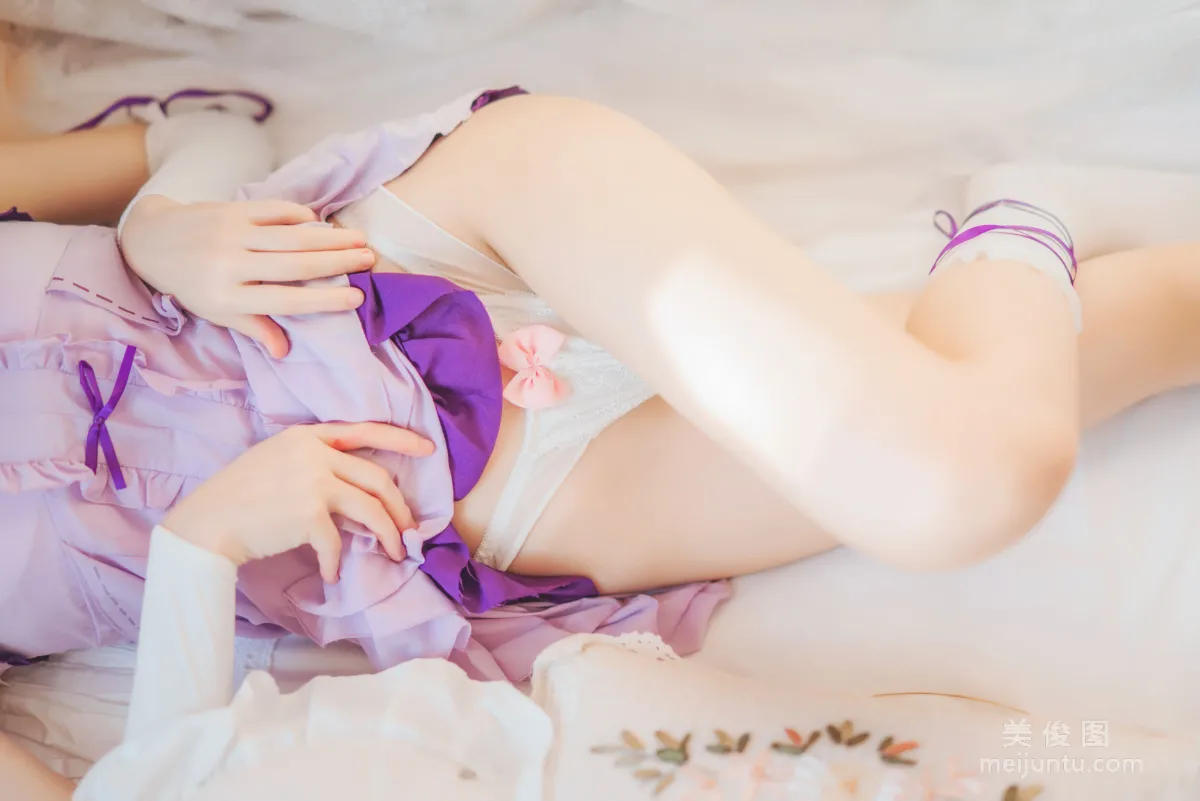 [Cosplay] 蠢沫沫 - 蕾姆小睡裙 39
