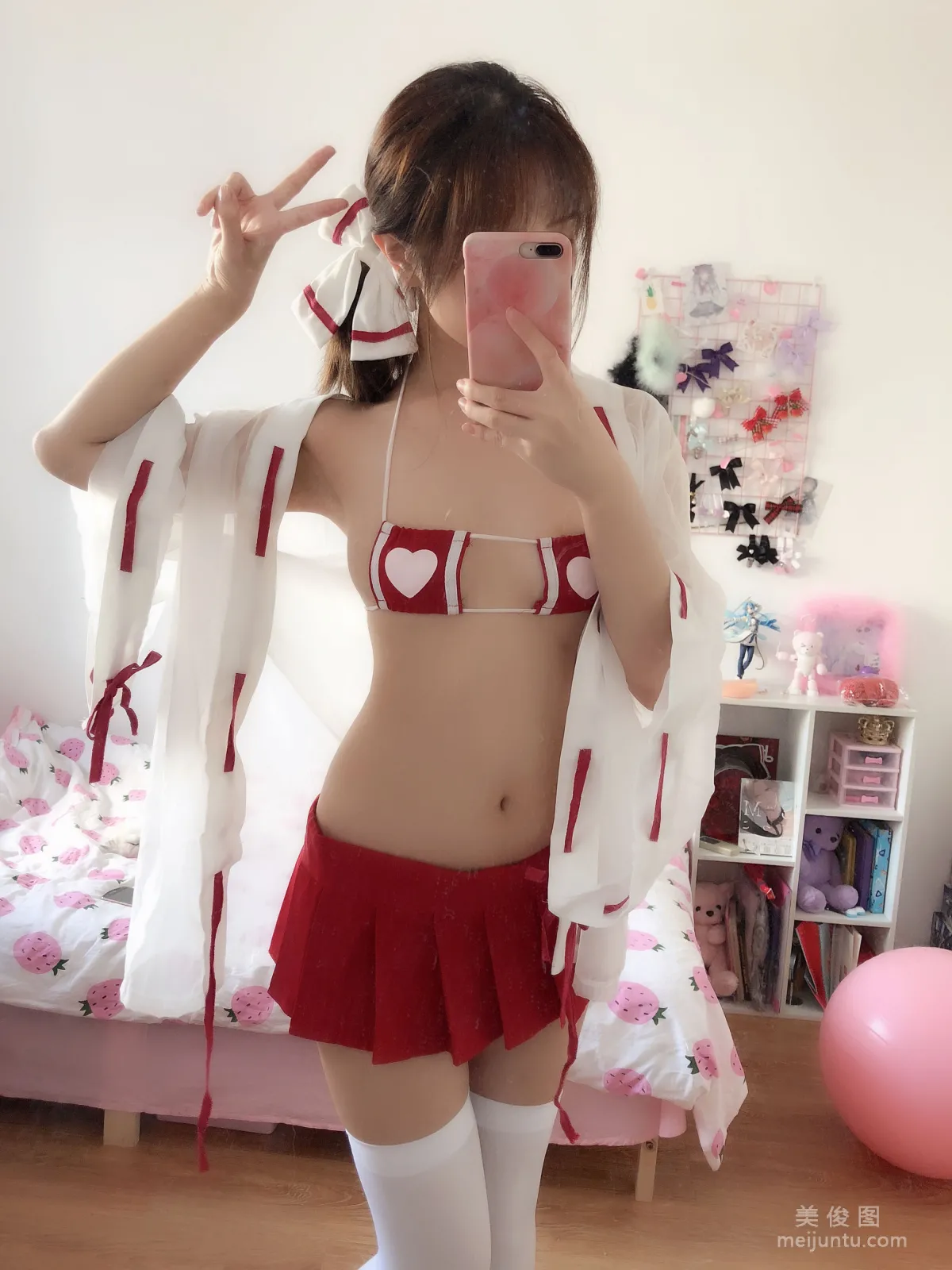 [Cosplay寫真] 動漫博主雯妹 - 自拍本（1号本）巫女 8