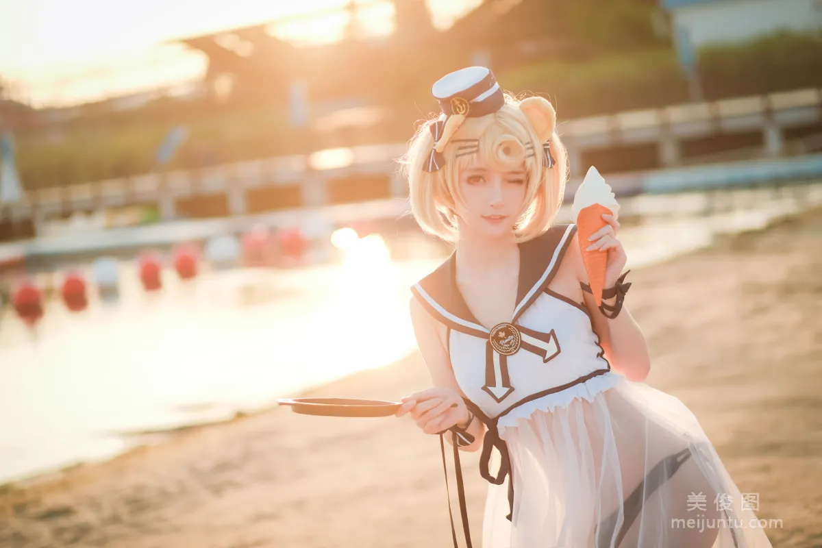 [Cosplay寫真] 萌寵博主yui金魚 - 古米泳裝 5