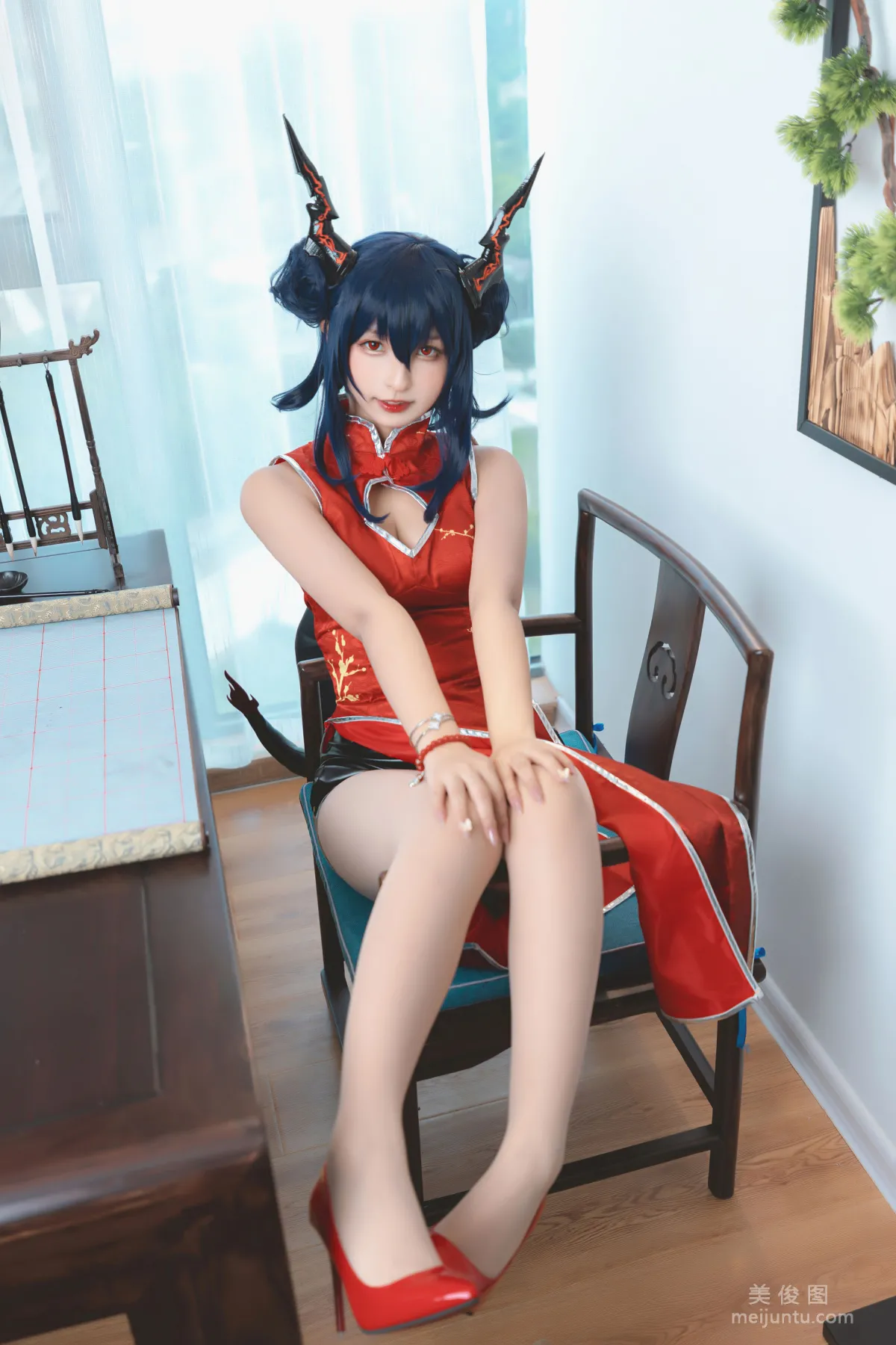 [Cosplay] 神楽坂真冬 - 旗袍魔女 寫真集 6