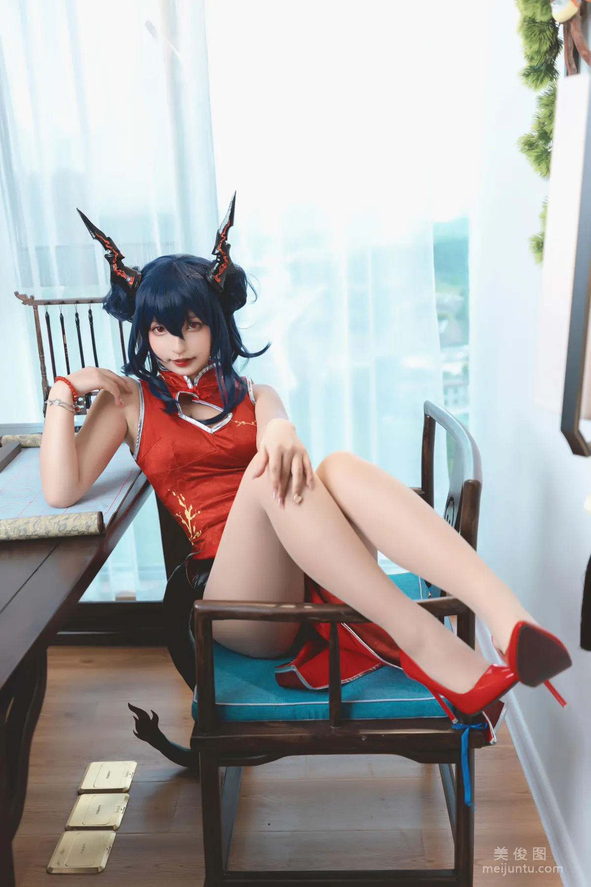 [Cosplay] 神楽坂真冬 - 旗袍魔女 寫真集 8