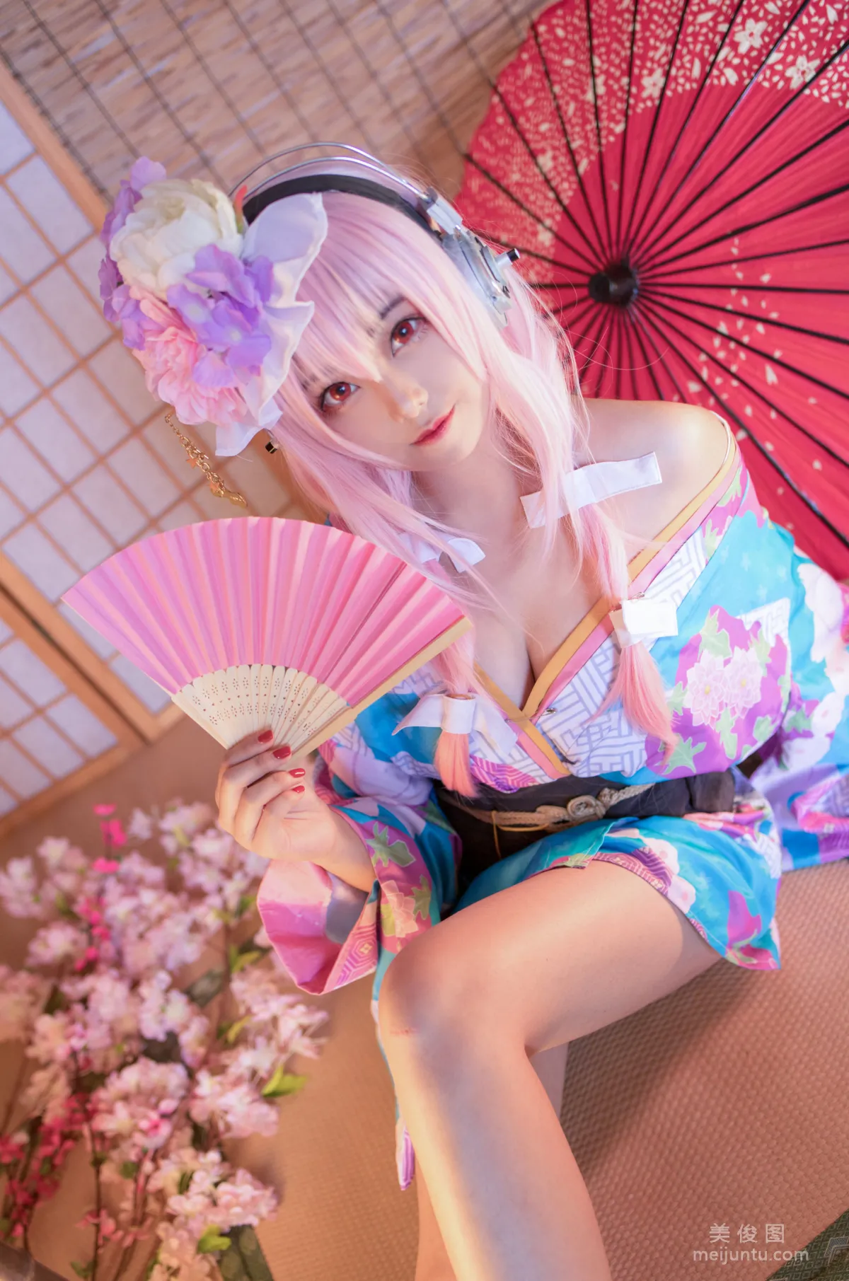 [Cosplay] 蜜汁貓裘 - 索尼子和服 寫真集 4