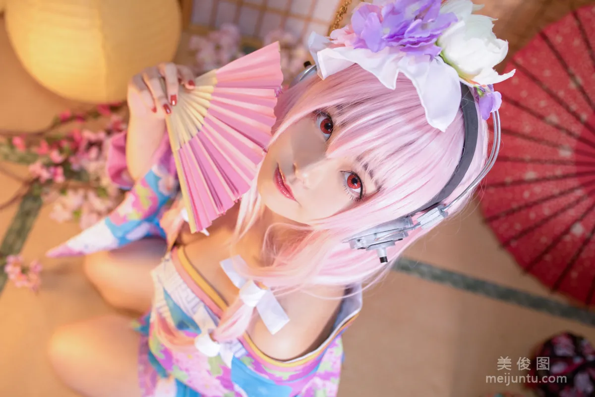 [Cosplay] 蜜汁貓裘 - 索尼子和服 寫真集 14