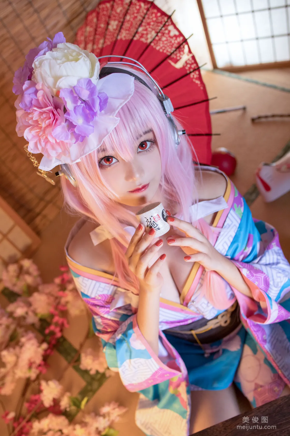 [Cosplay] 蜜汁貓裘 - 索尼子和服 寫真集 9
