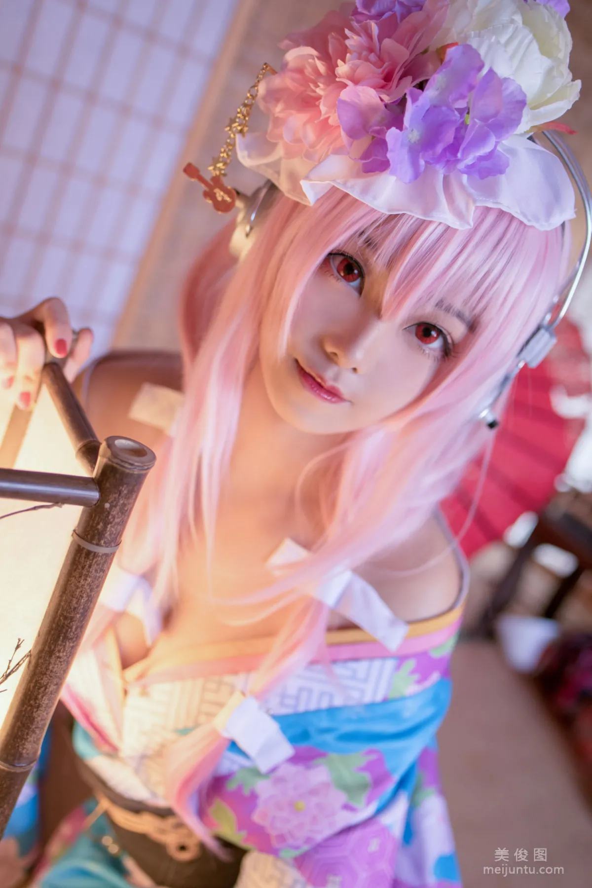 [Cosplay] 蜜汁貓裘 - 索尼子和服 寫真集 8