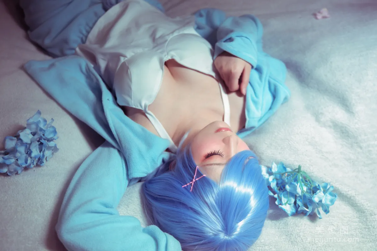 [Cosplay] 動漫博主弦音sic - RE從零開始的異世界生活 蕾姆貓咪睡衣 7
