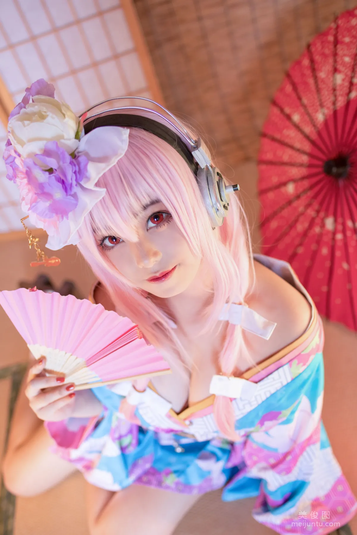 [Cosplay] 蜜汁貓裘 - 索尼子和服 寫真集 2