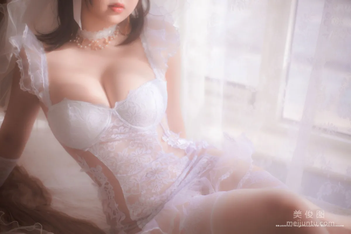 [Cosplay] 皮皮奶可可愛了啦 - 朦胧婚紗 32