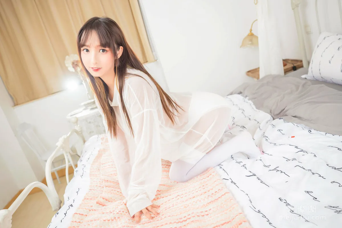 [Cosplay] 神楽坂真冬 《おかえり》 白絲貓腳 寫真集 28