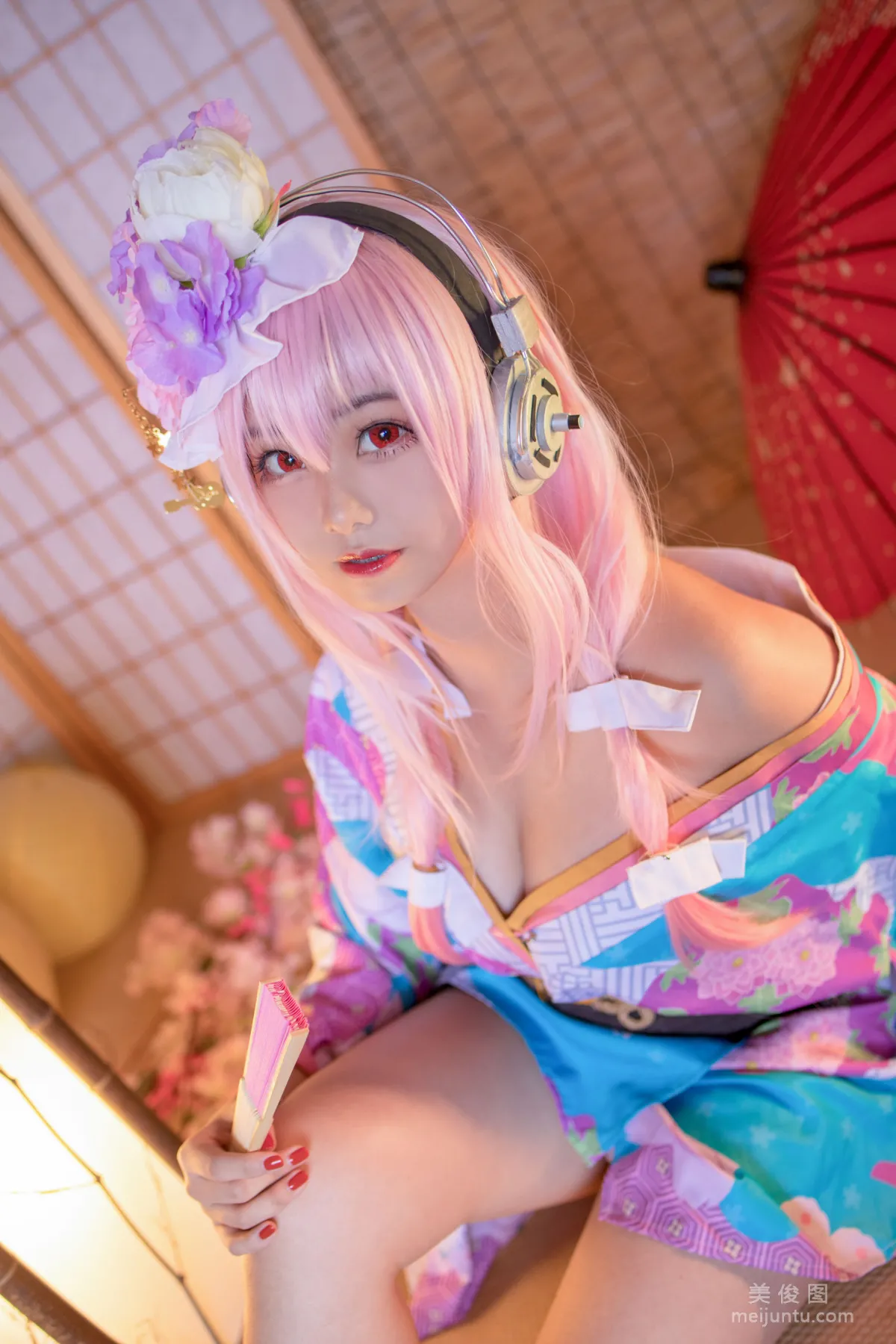 [Cosplay] 蜜汁貓裘 - 索尼子和服 寫真集 7