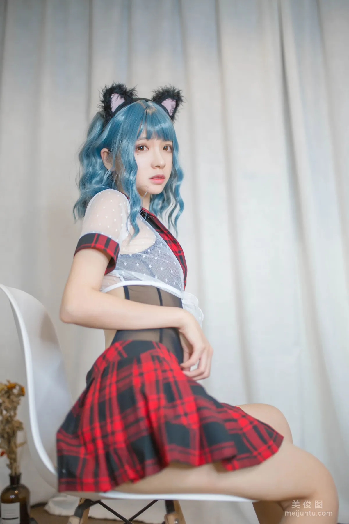 [Cosplay] 疯猫ss - 蓝发 写真集7
