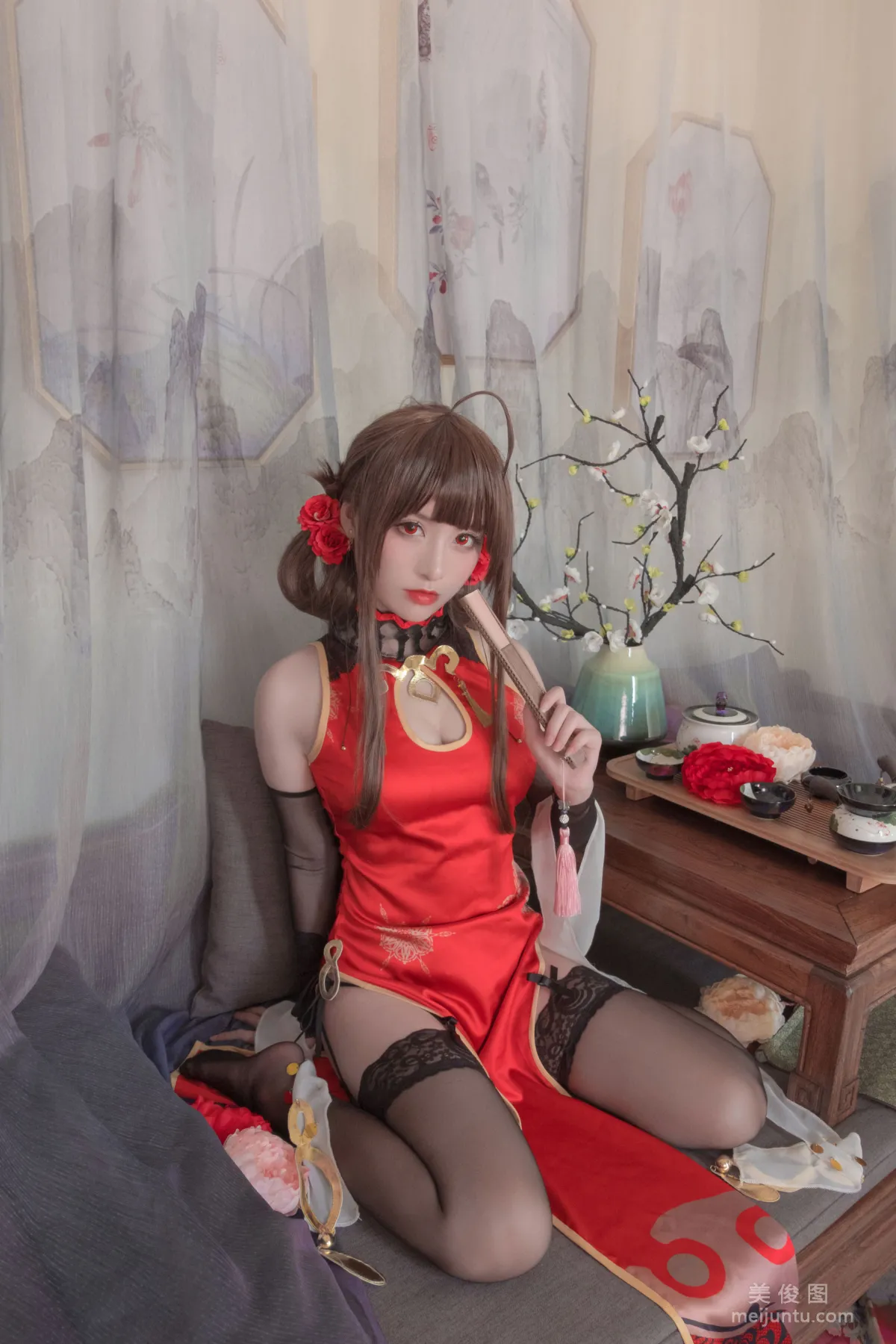[Cosplay] 星野saori - DSR-50 红牡丹 4