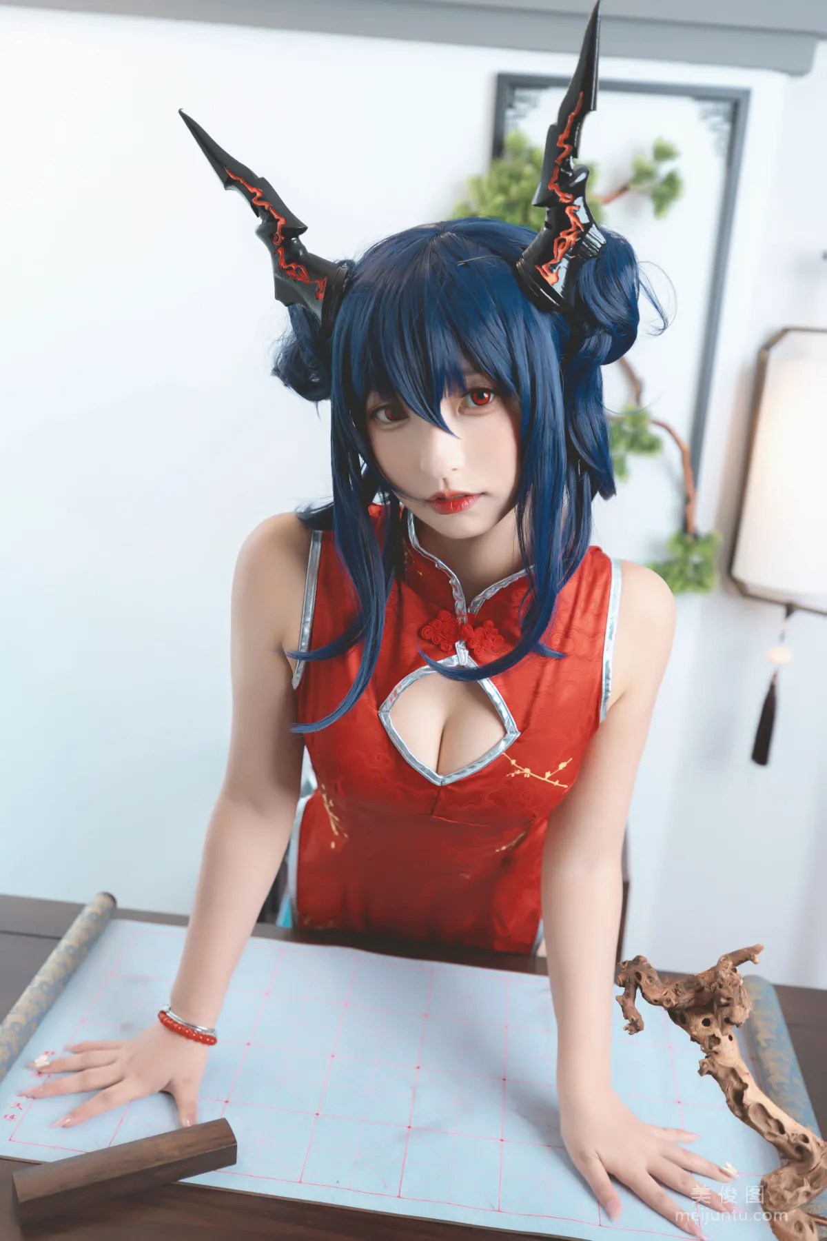 [Cosplay] 神楽坂真冬 - 旗袍魔女 寫真集 19