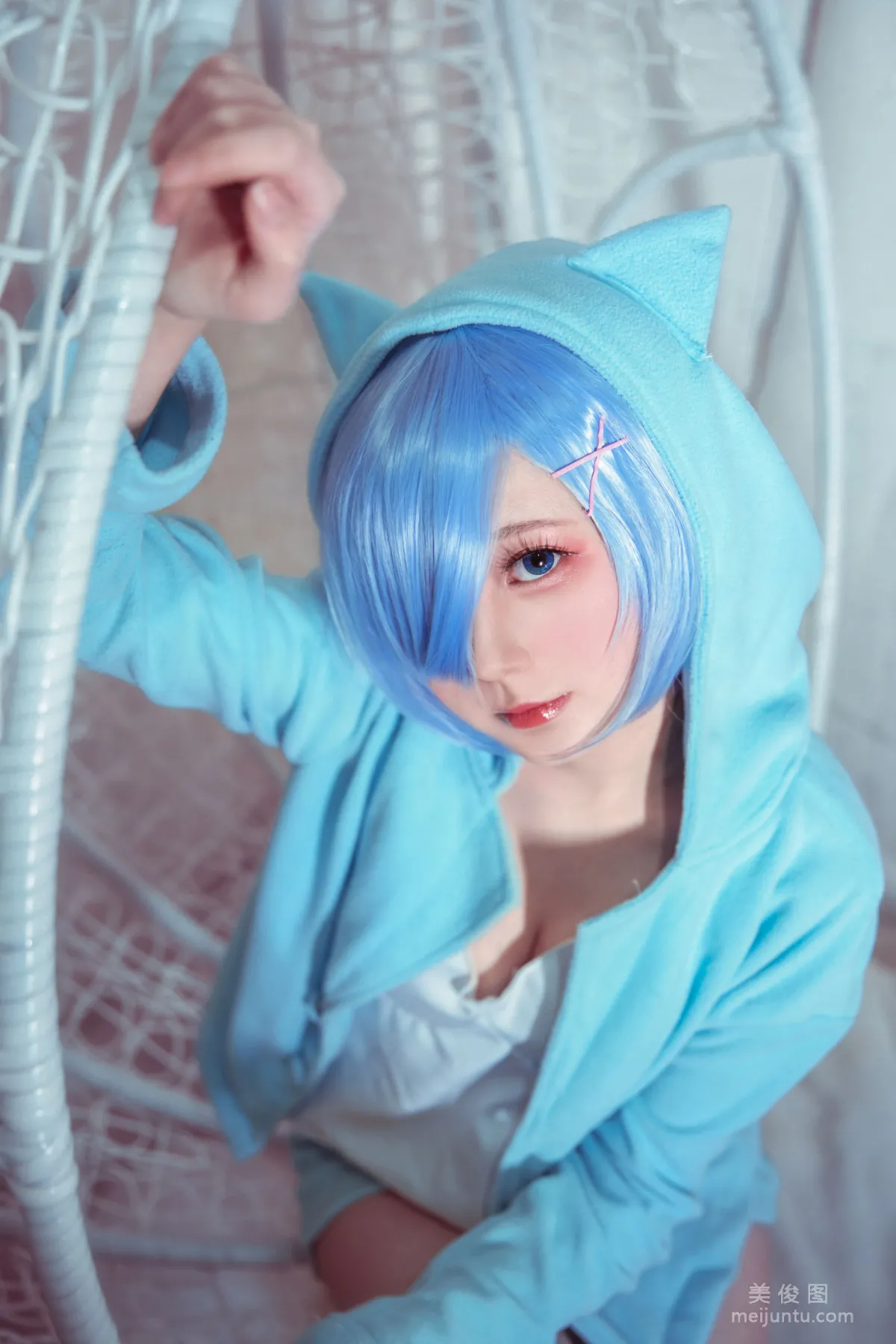 [Cosplay] 動漫博主弦音sic - RE從零開始的異世界生活 蕾姆貓咪睡衣 5