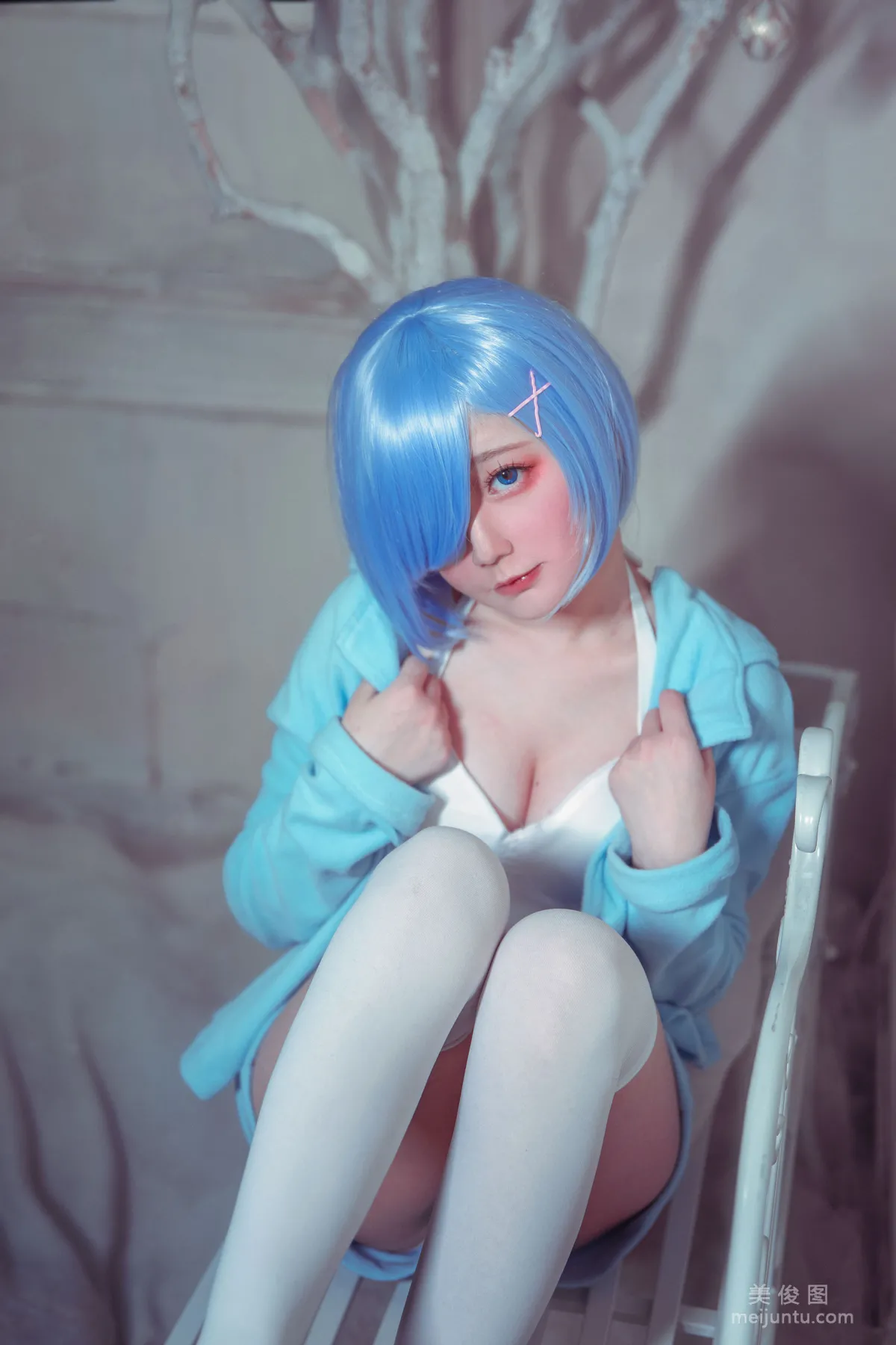 [Cosplay] 動漫博主弦音sic - RE從零開始的異世界生活 蕾姆貓咪睡衣 2