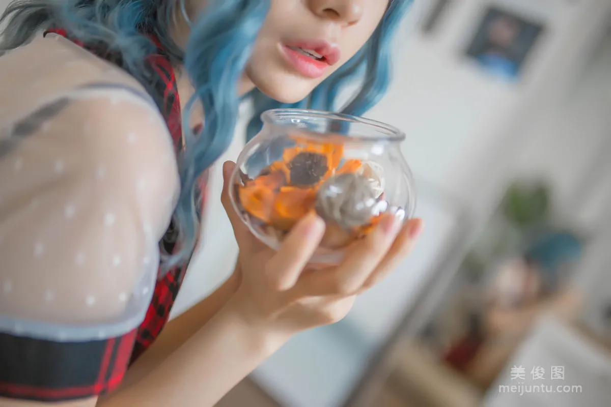 [Cosplay] 疯猫ss - 蓝发 写真集3