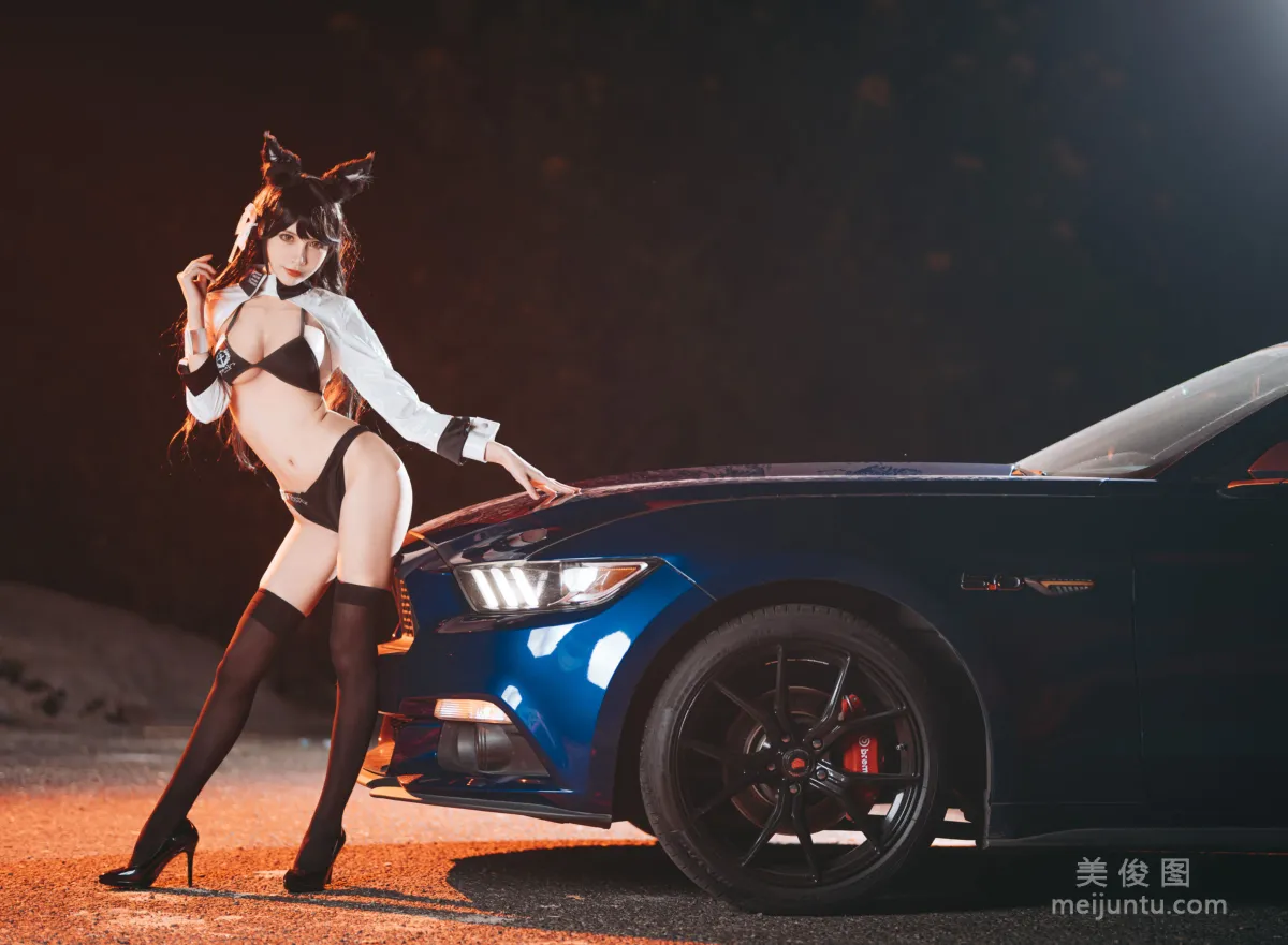 [Cosplay] 動漫博主一隻冉呐 - 愛宕賽車 寫真集 3