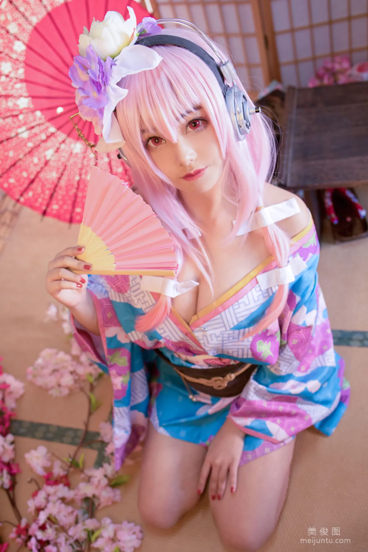 [Cosplay] 蜜汁貓裘 - 索尼子和服 寫真集 13