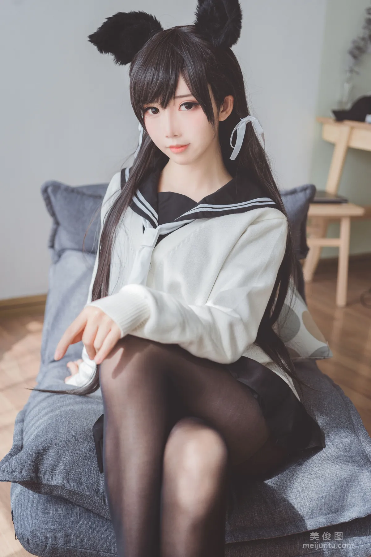 [Cosplay寫真] 可愛人氣Coser面餅仙兒 - 制服愛宕 2