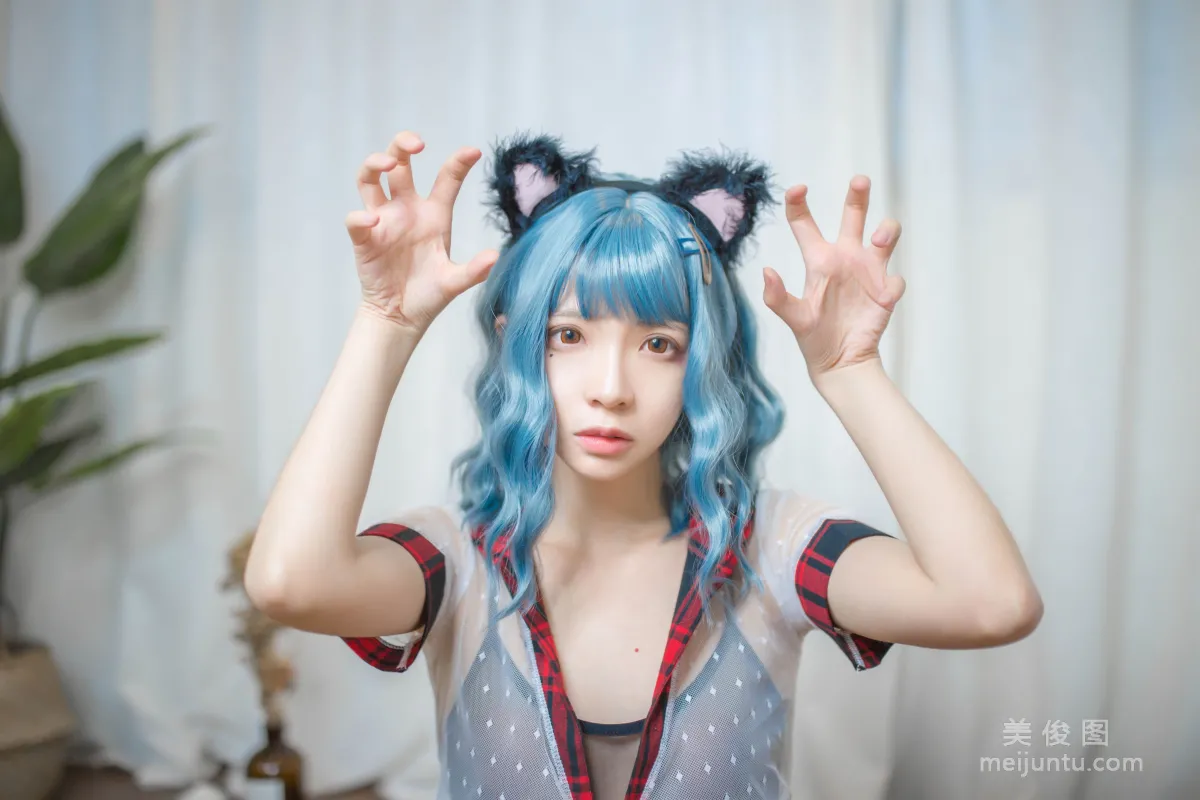 [Cosplay] 疯猫ss - 蓝发 写真集21