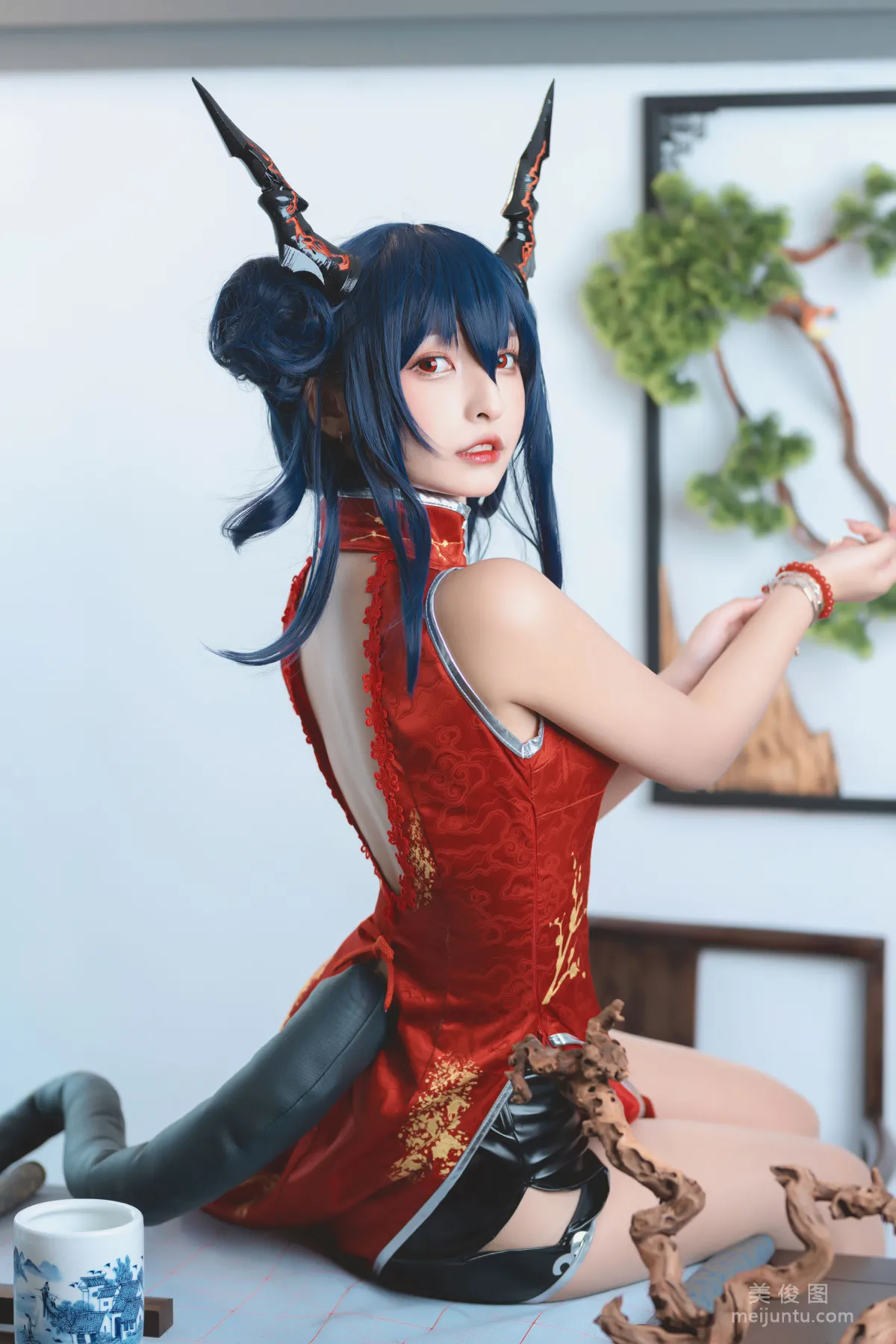 [Cosplay] 神楽坂真冬 - 旗袍魔女 寫真集 16