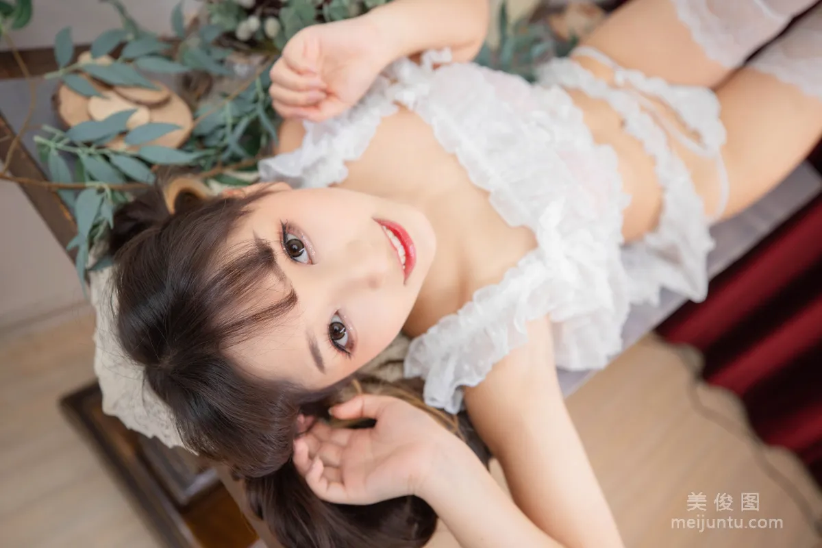 [Cosplay] 蘿莉神楽坂真冬之トリック放題 - 白絲少女 62