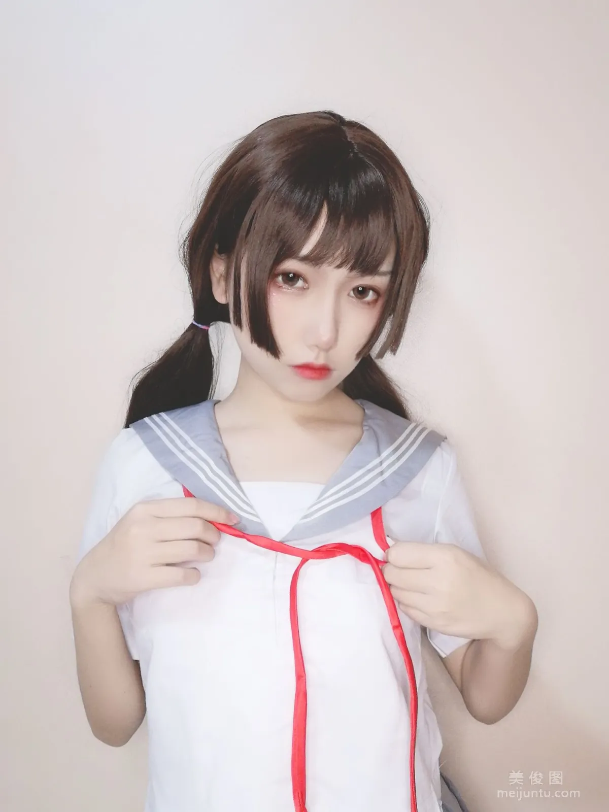 [Cosplay] 芋圆侑子SJ_ - 白丝jk13