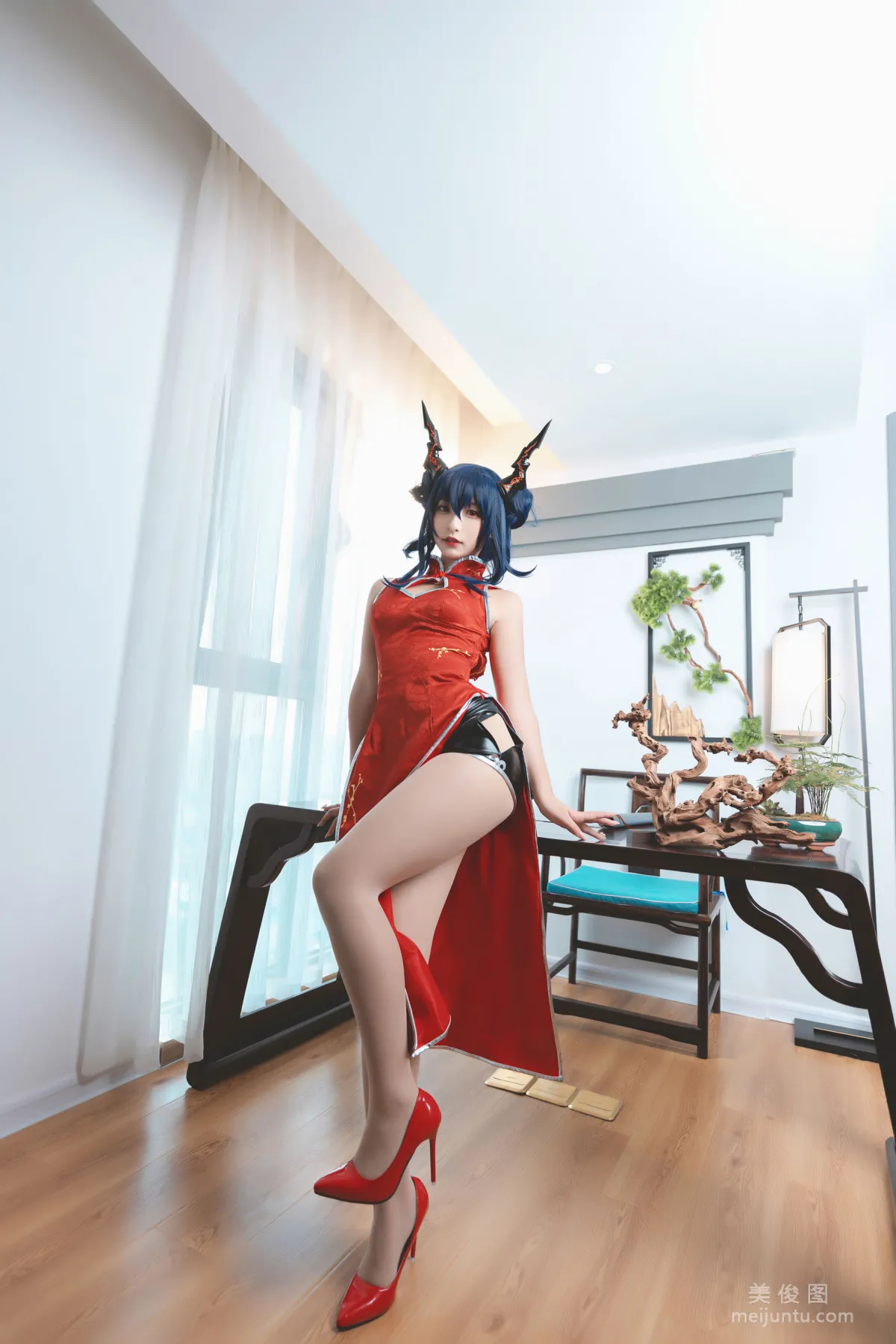 [Cosplay] 神楽坂真冬 - 旗袍魔女 寫真集 17